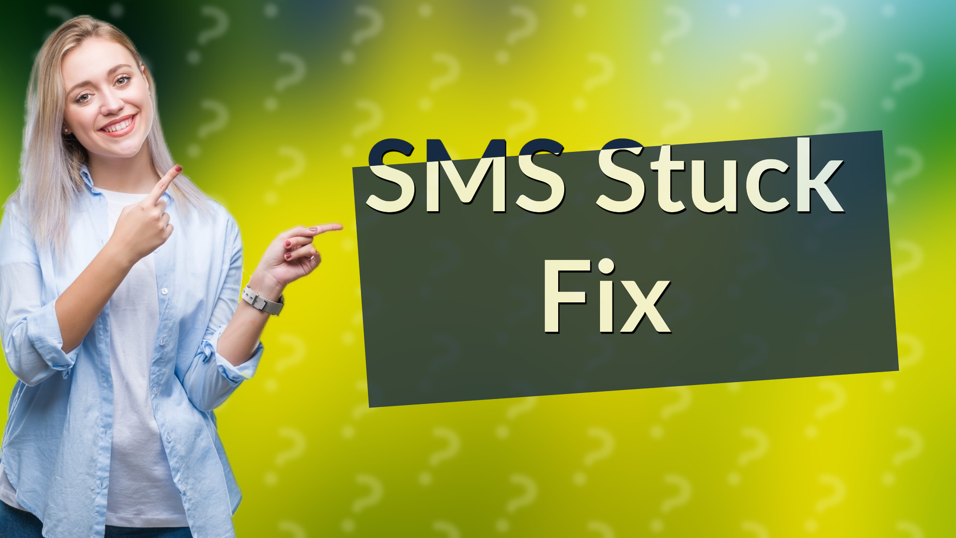 SMS Stuck Fix