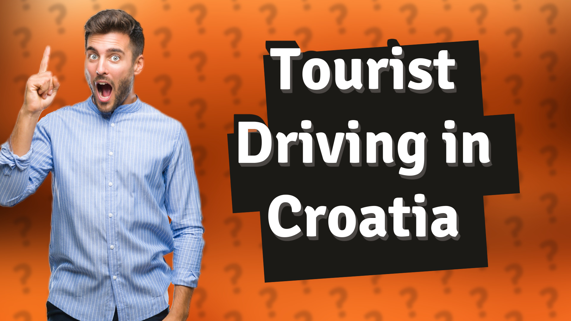 Tourist Driving in Croatia