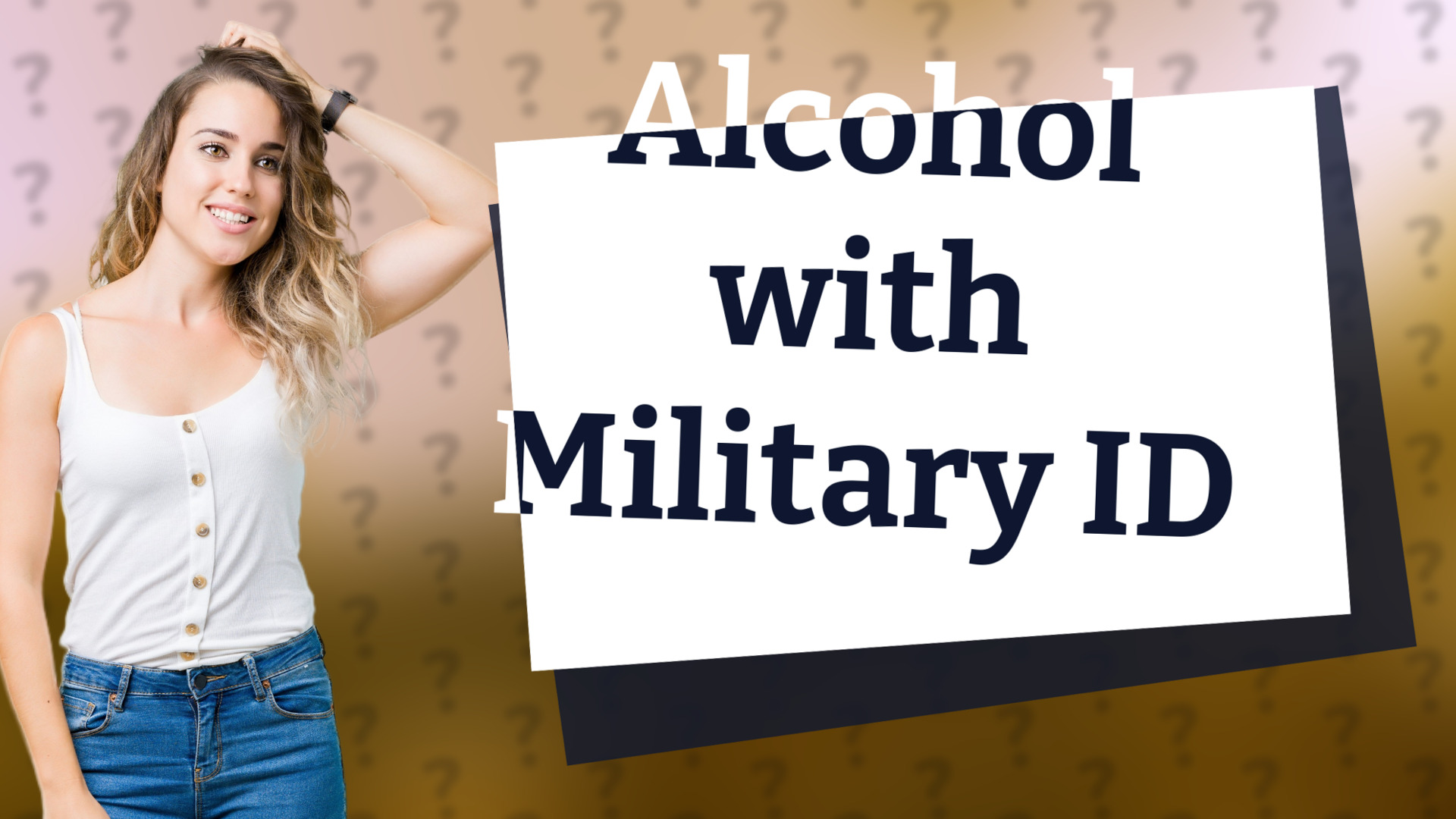 Alcohol with Military ID