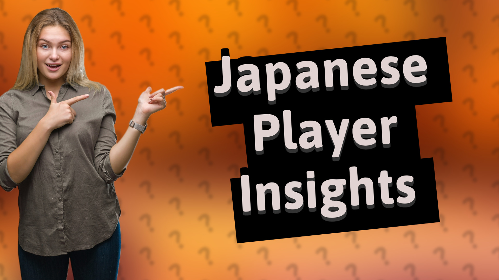 Japanese Player Insights