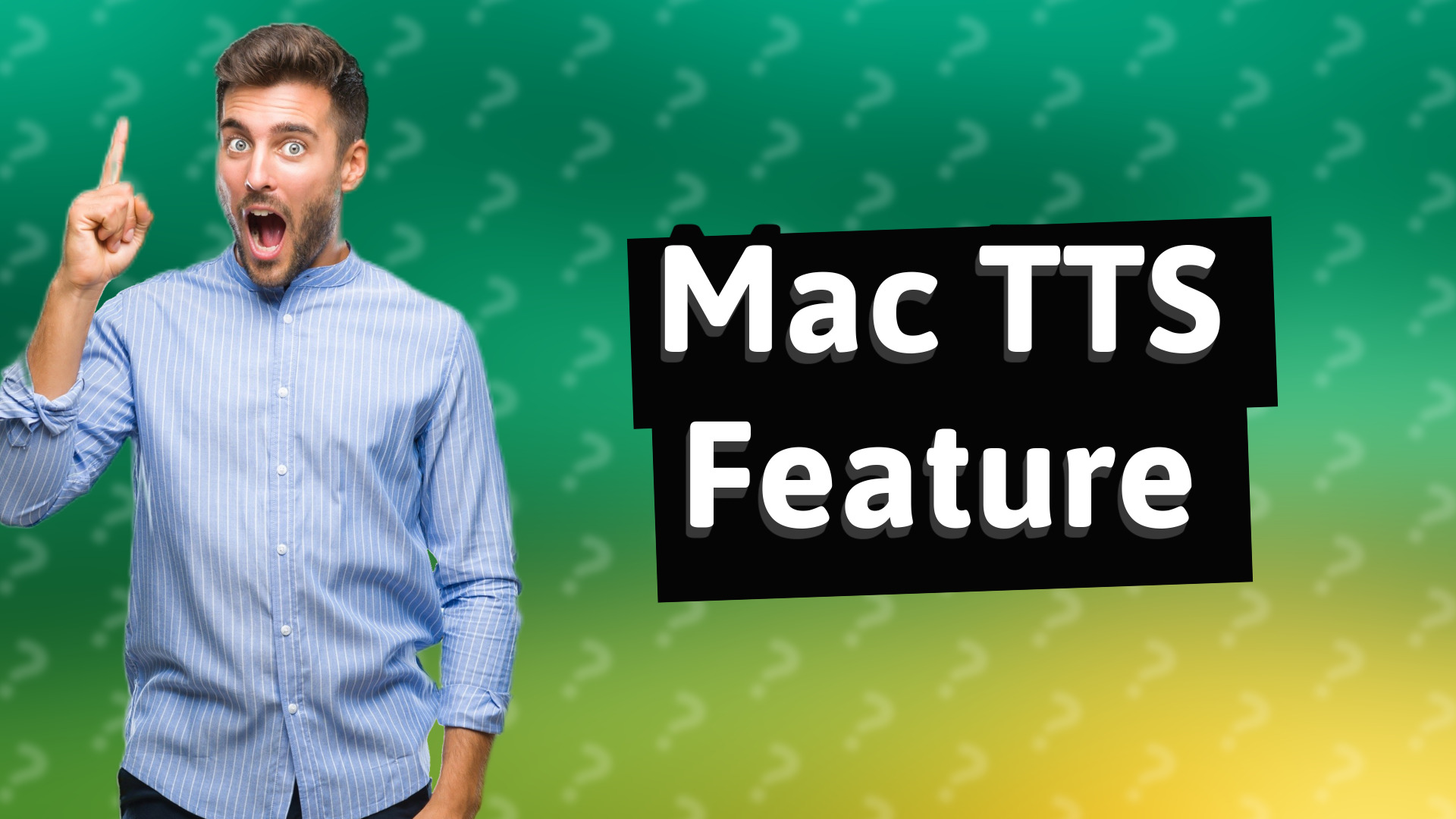 Mac TTS Feature