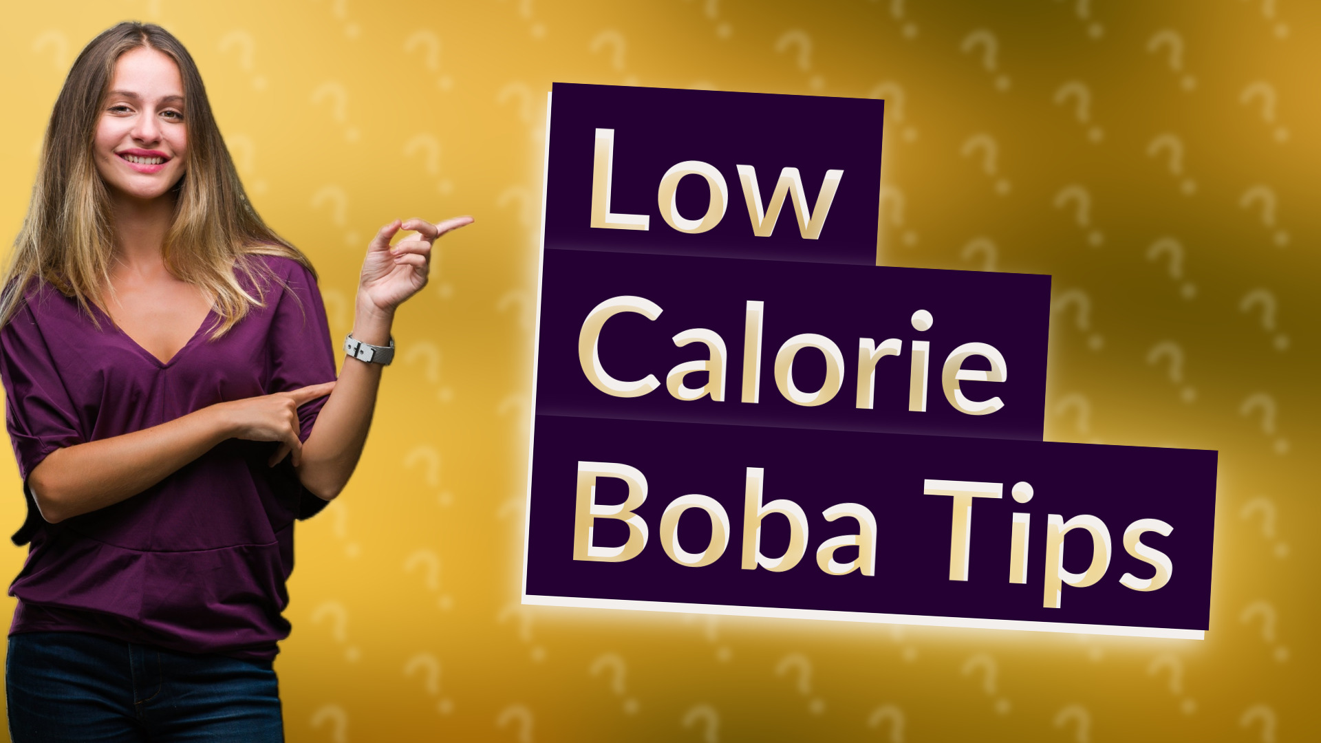 Low Calorie Boba Tips
