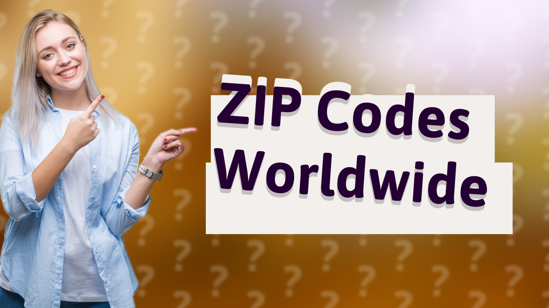 ZIP Codes Worldwide