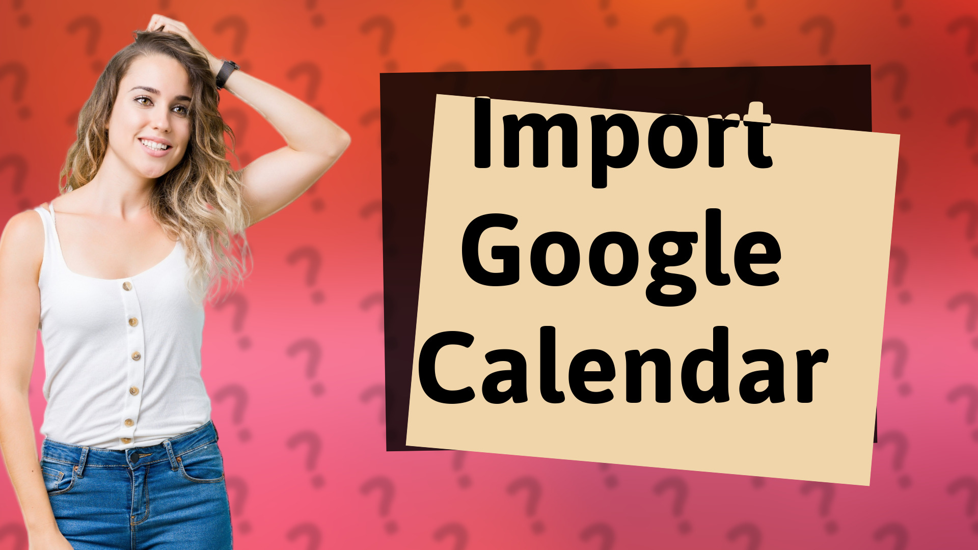 Import Google Calendar