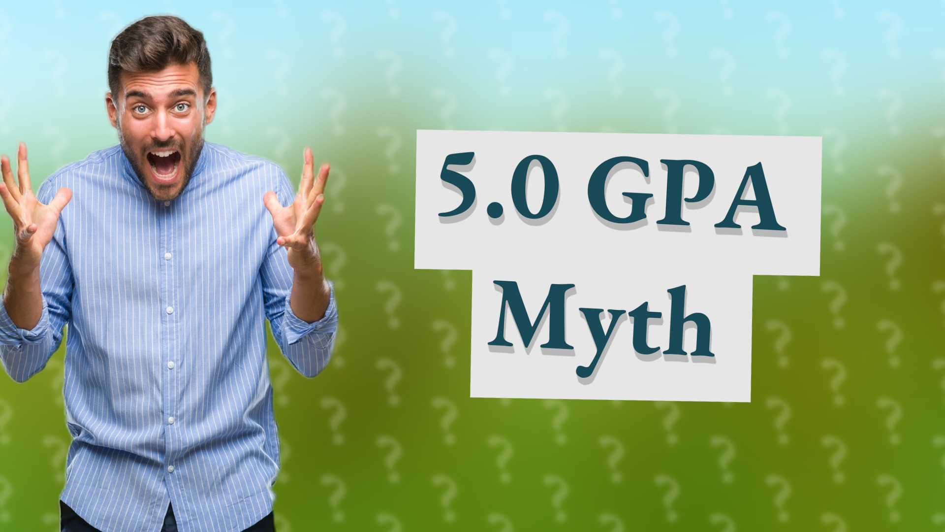 5.0 GPA Myth