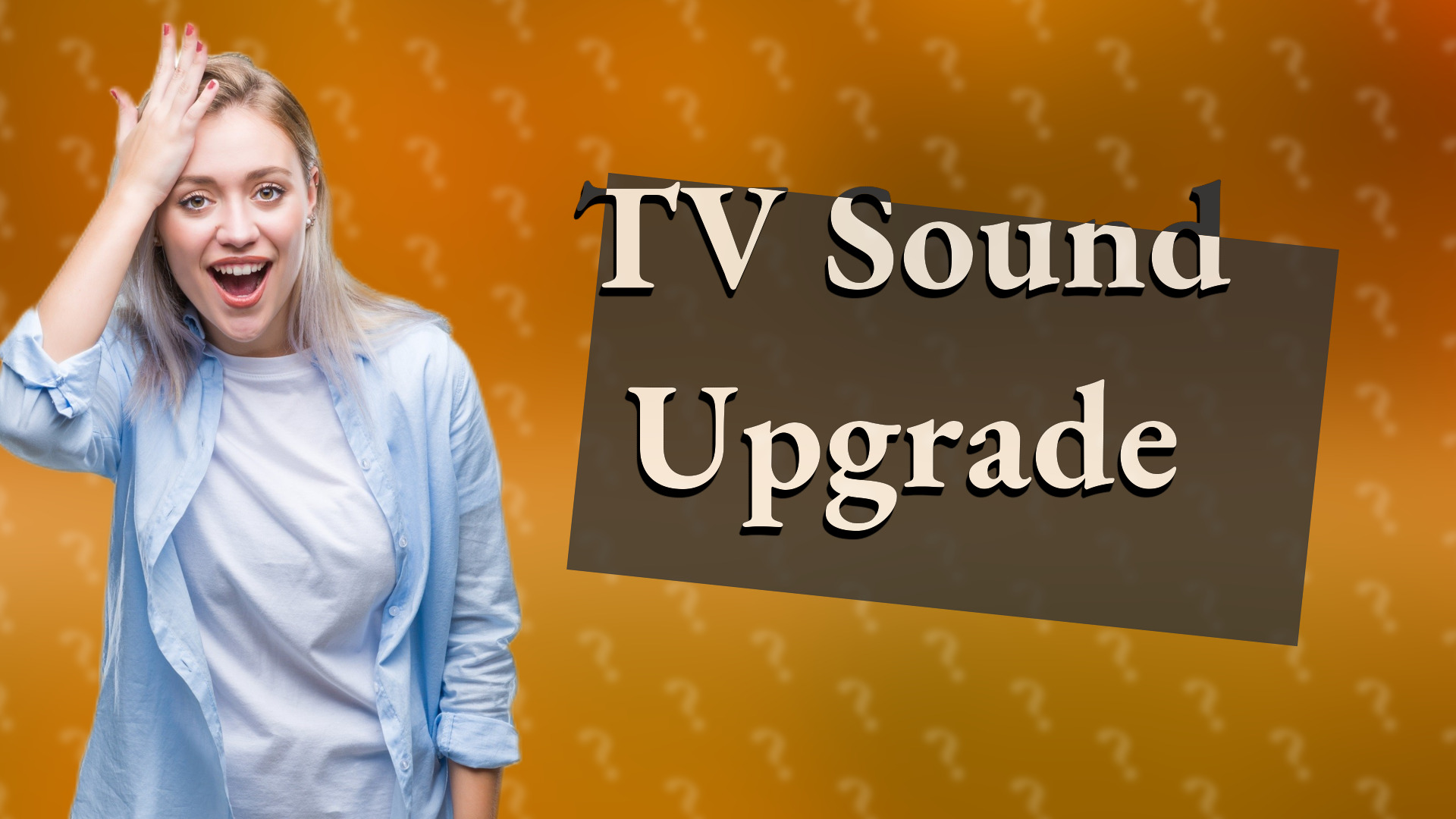 TV Sound Upgrade