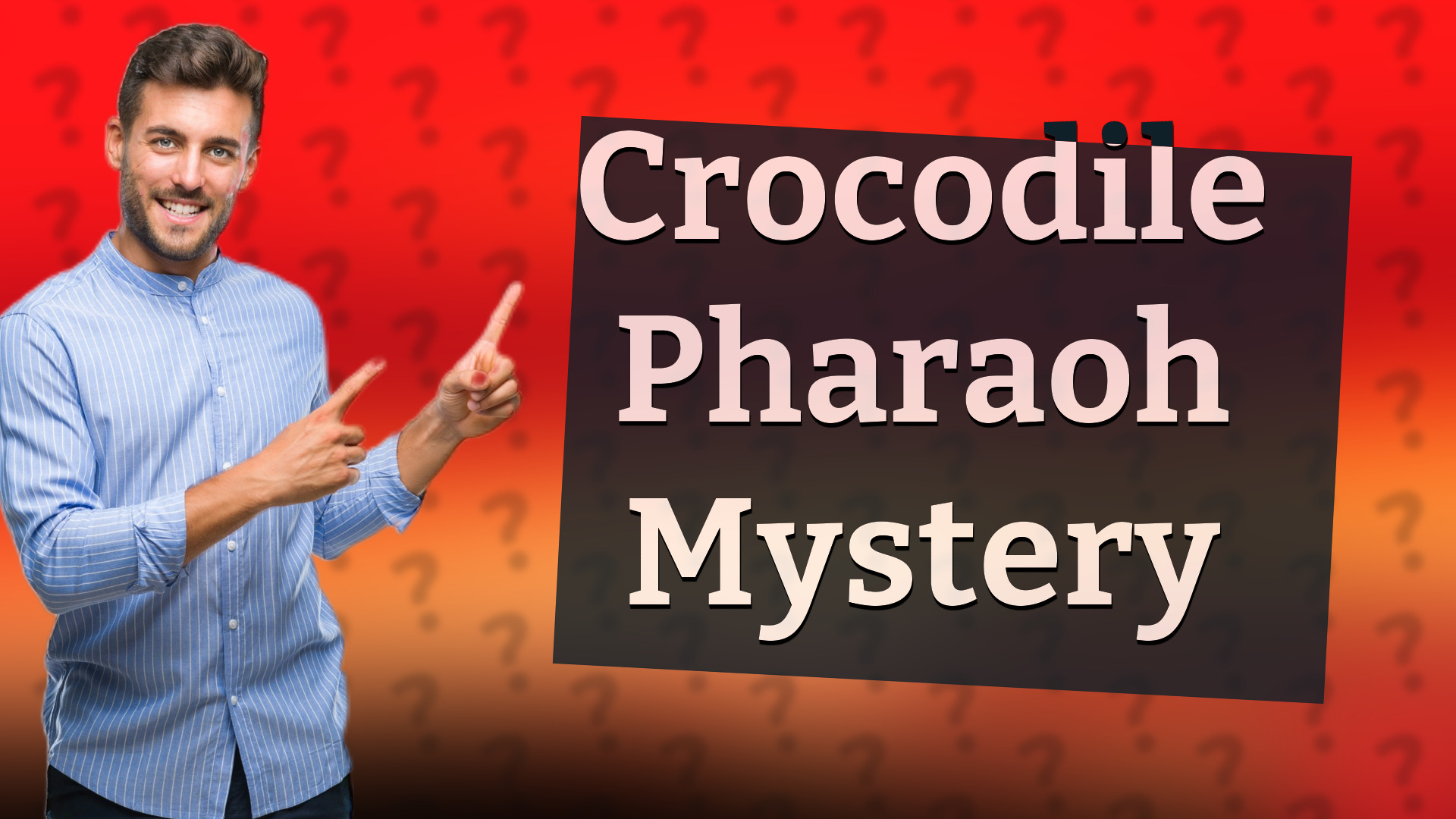 Crocodile Pharaoh Mystery