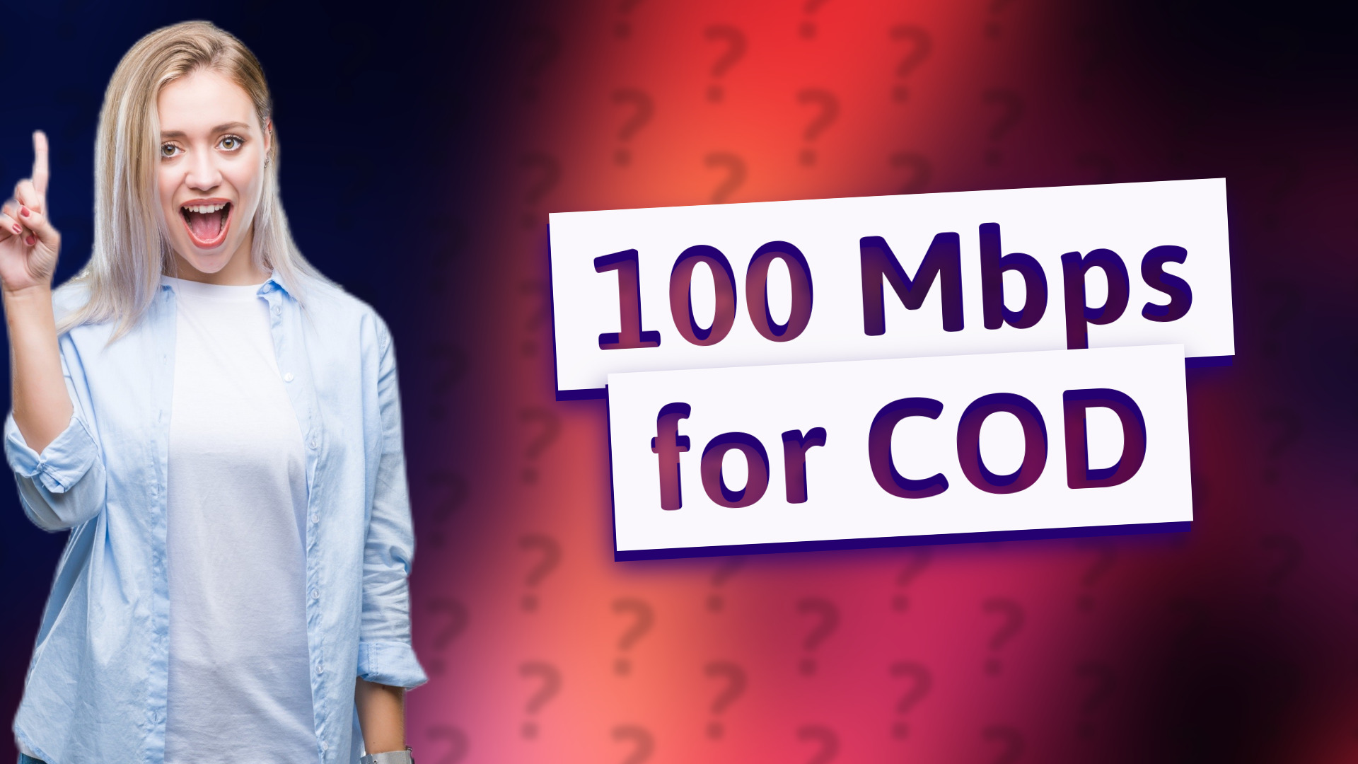 100 Mbps for COD