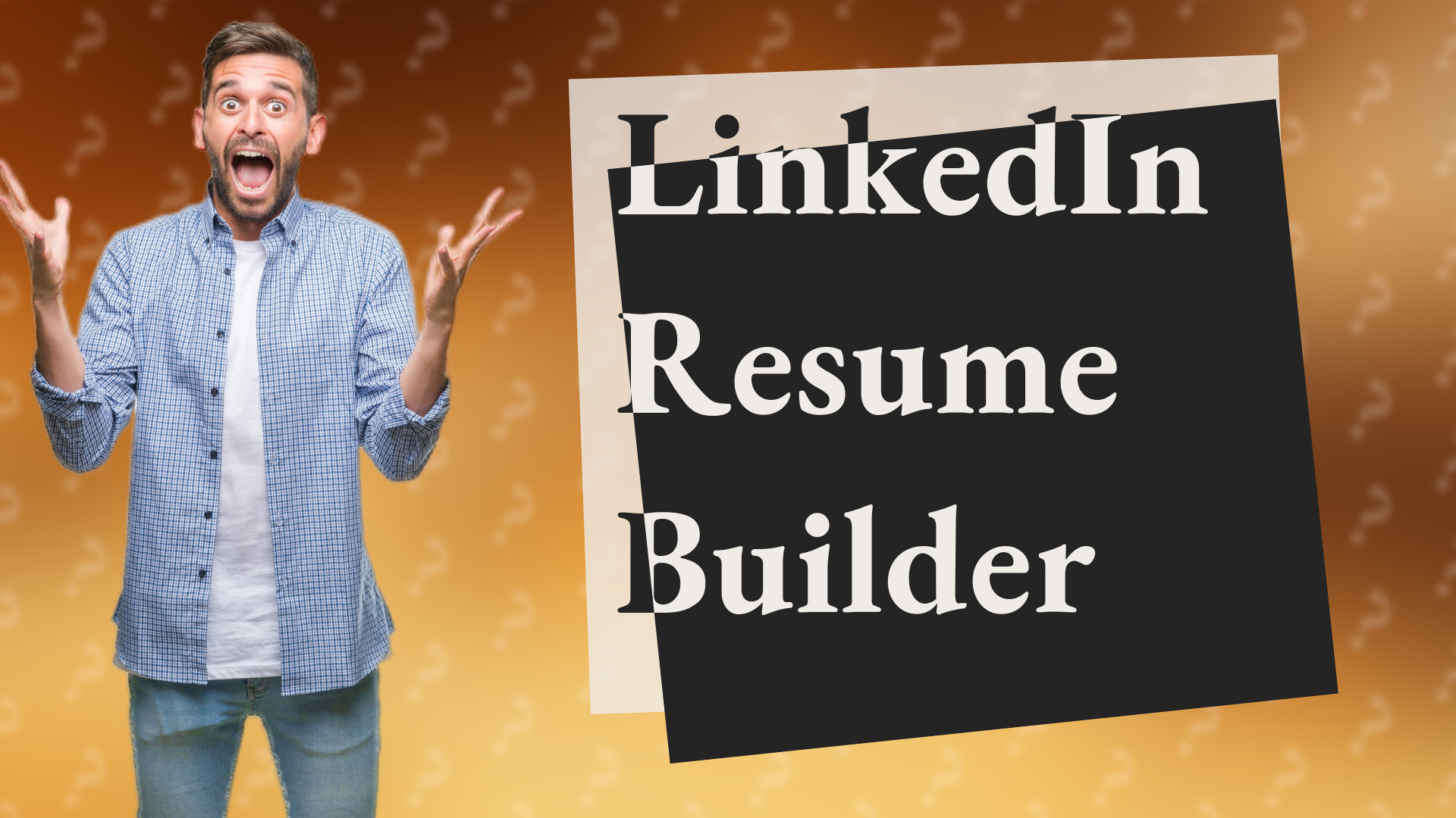 LinkedIn Resume Builder