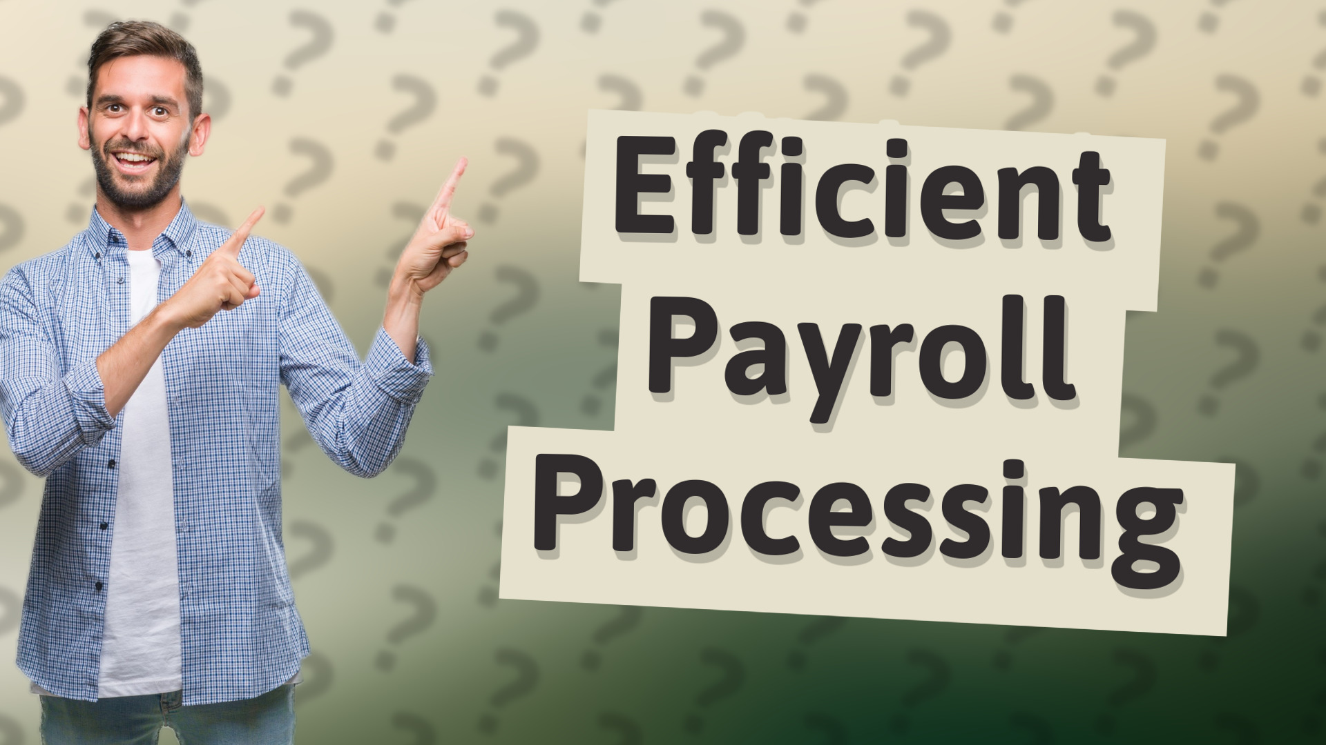 Efficient Payroll Processing