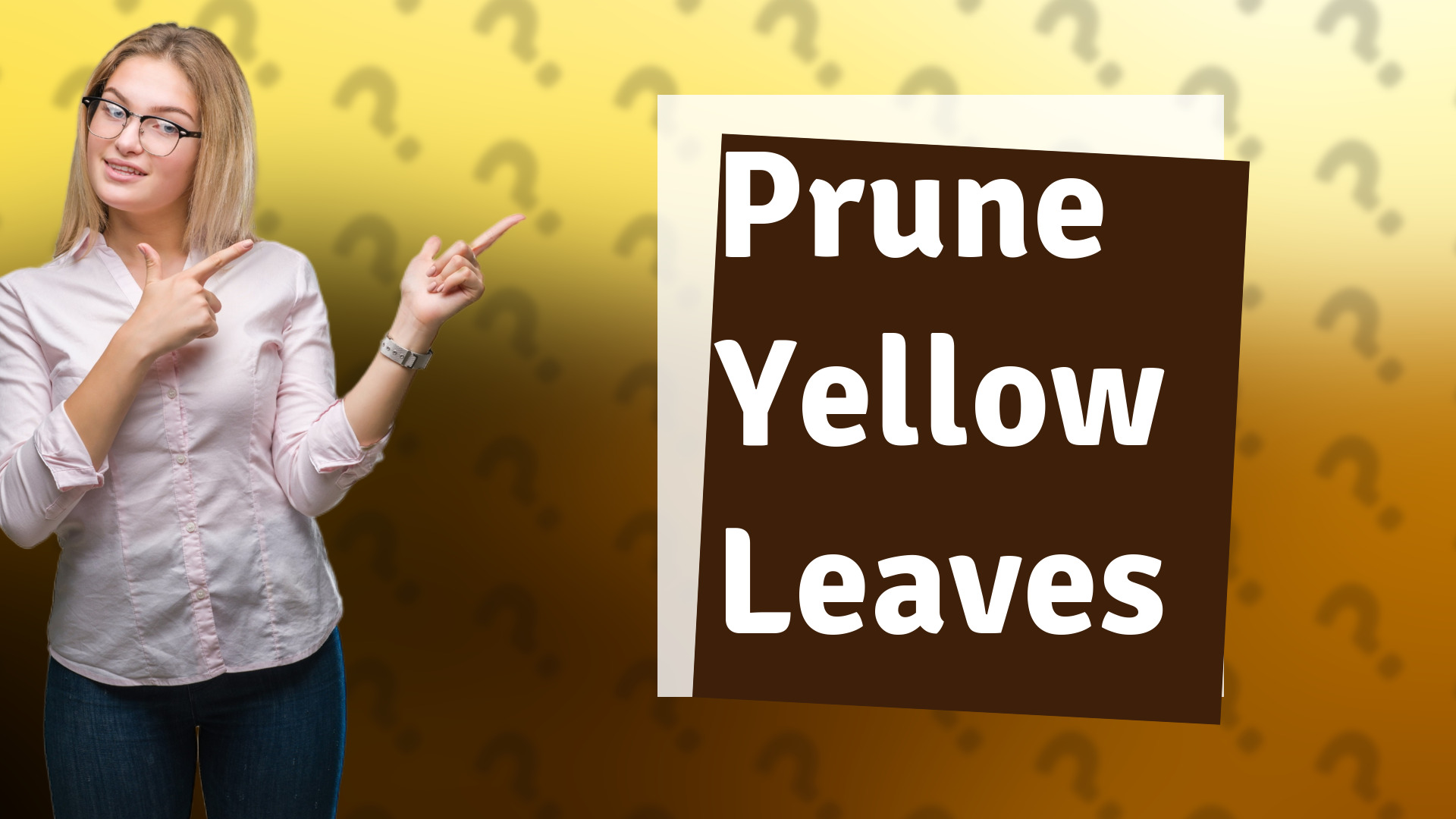 Prune Yellow Leaves
