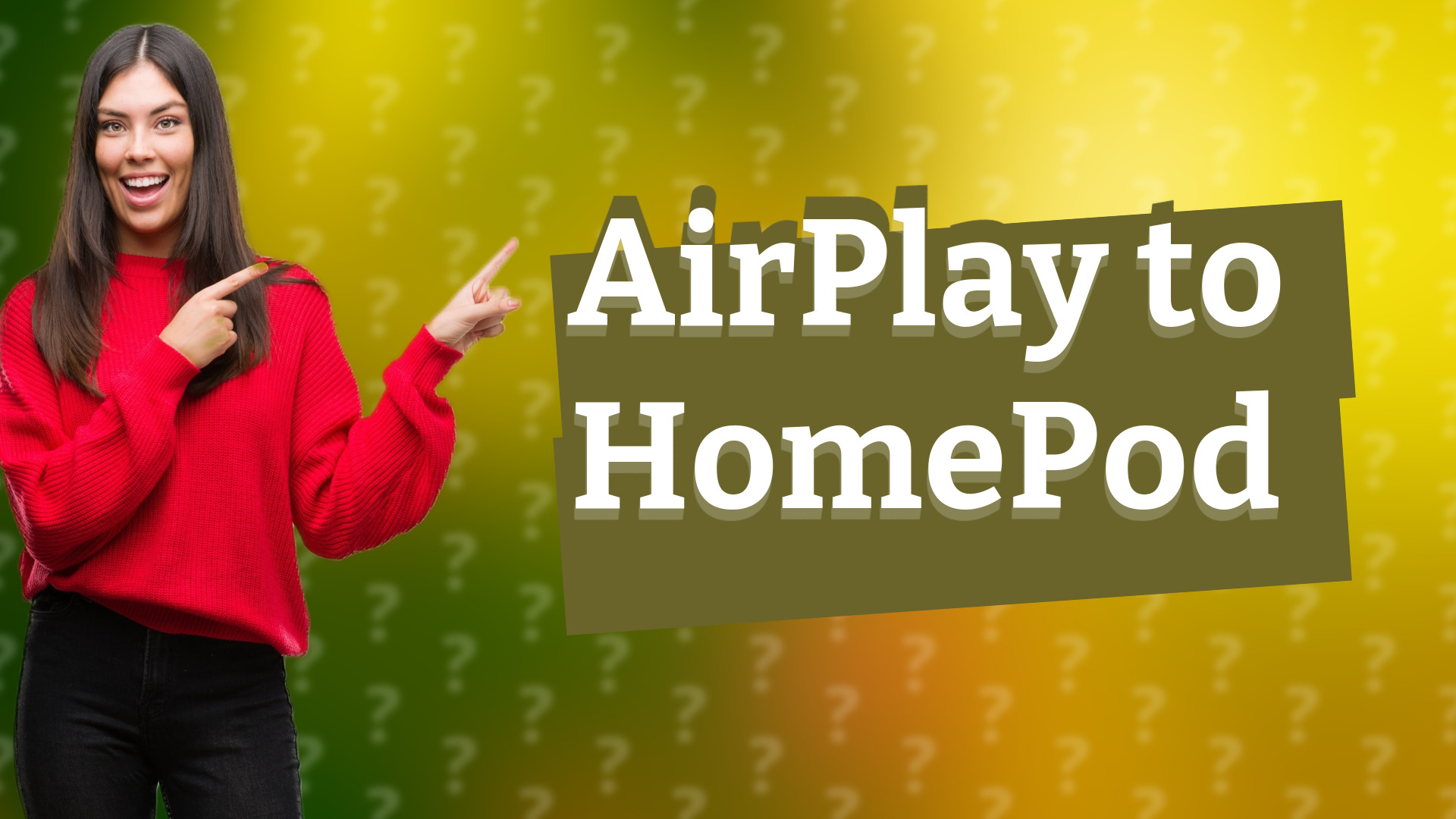 AirPlay to HomePod