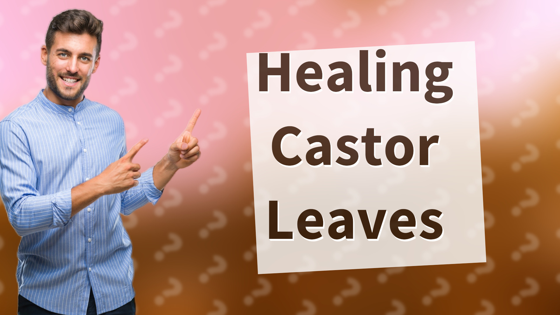 Healing Castor Leaves
