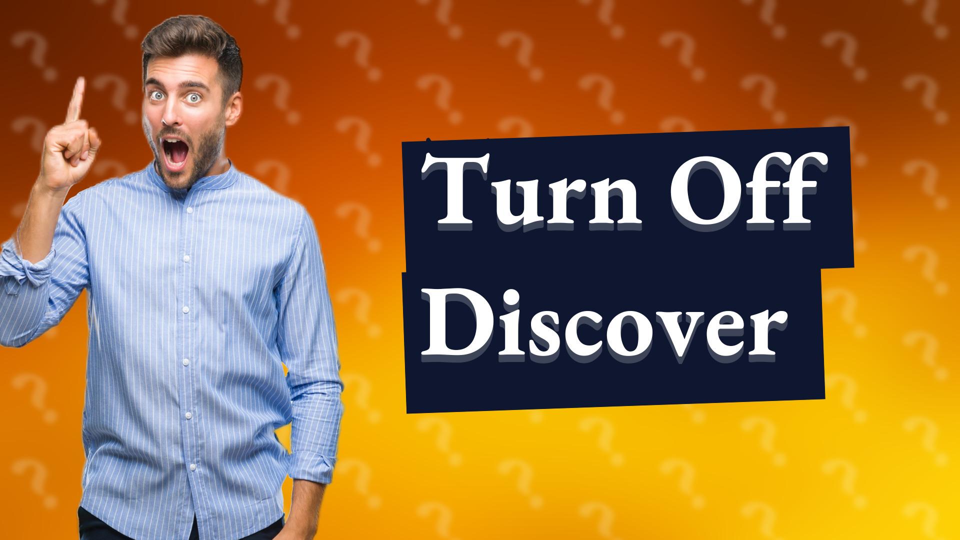 Turn Off Discover