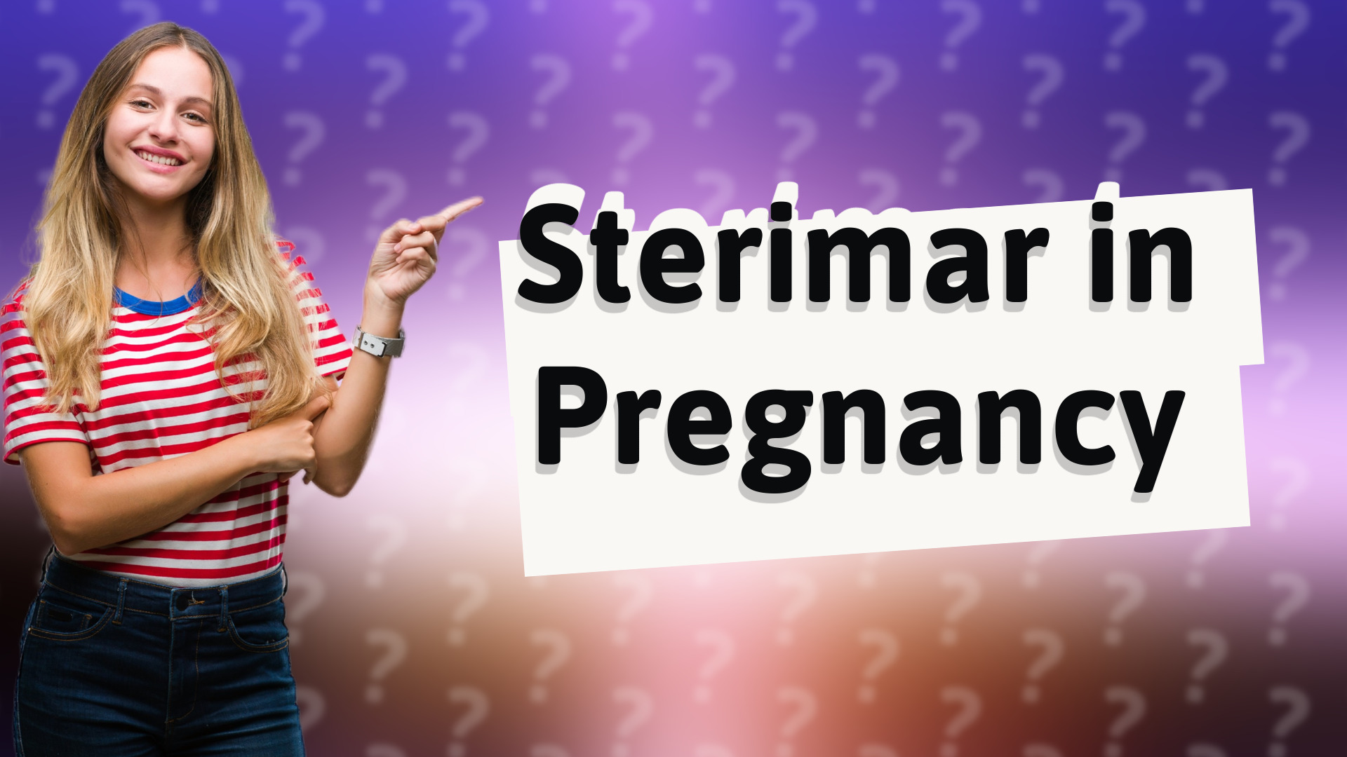 Sterimar in Pregnancy