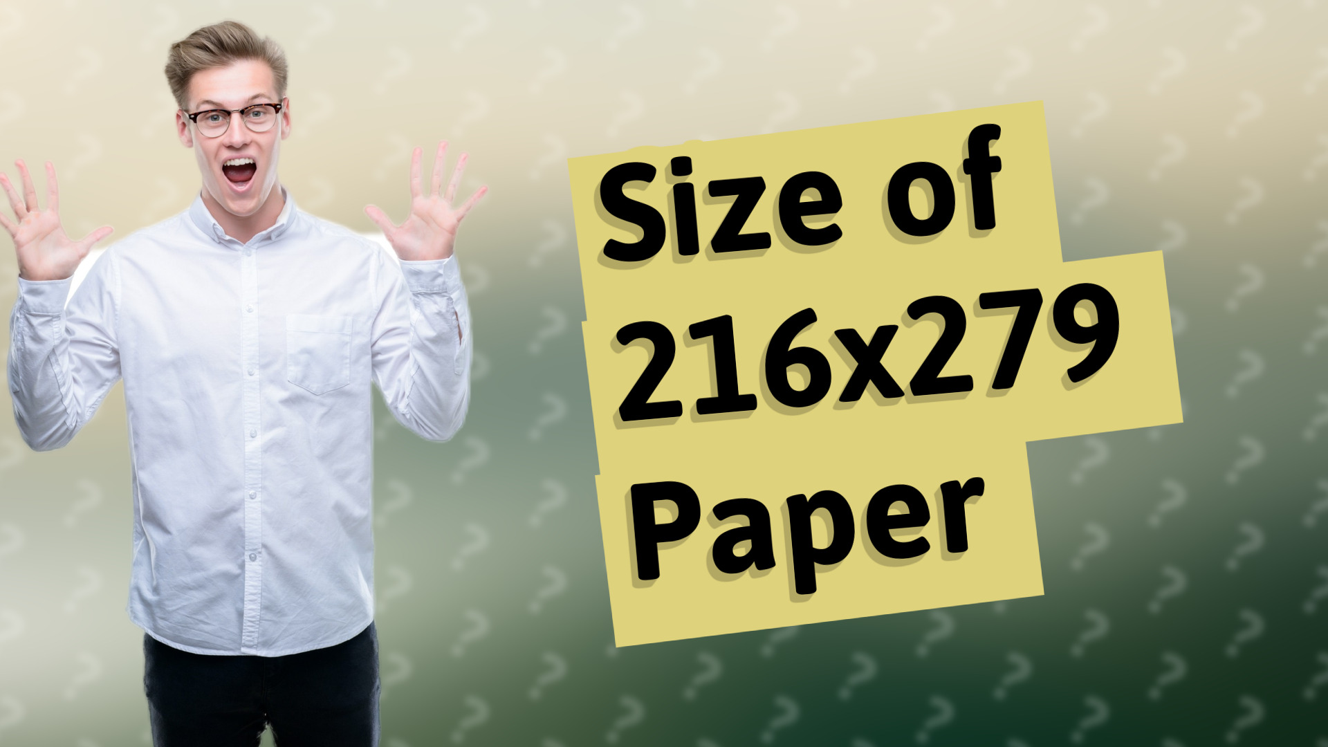 Size of 216x279 Paper