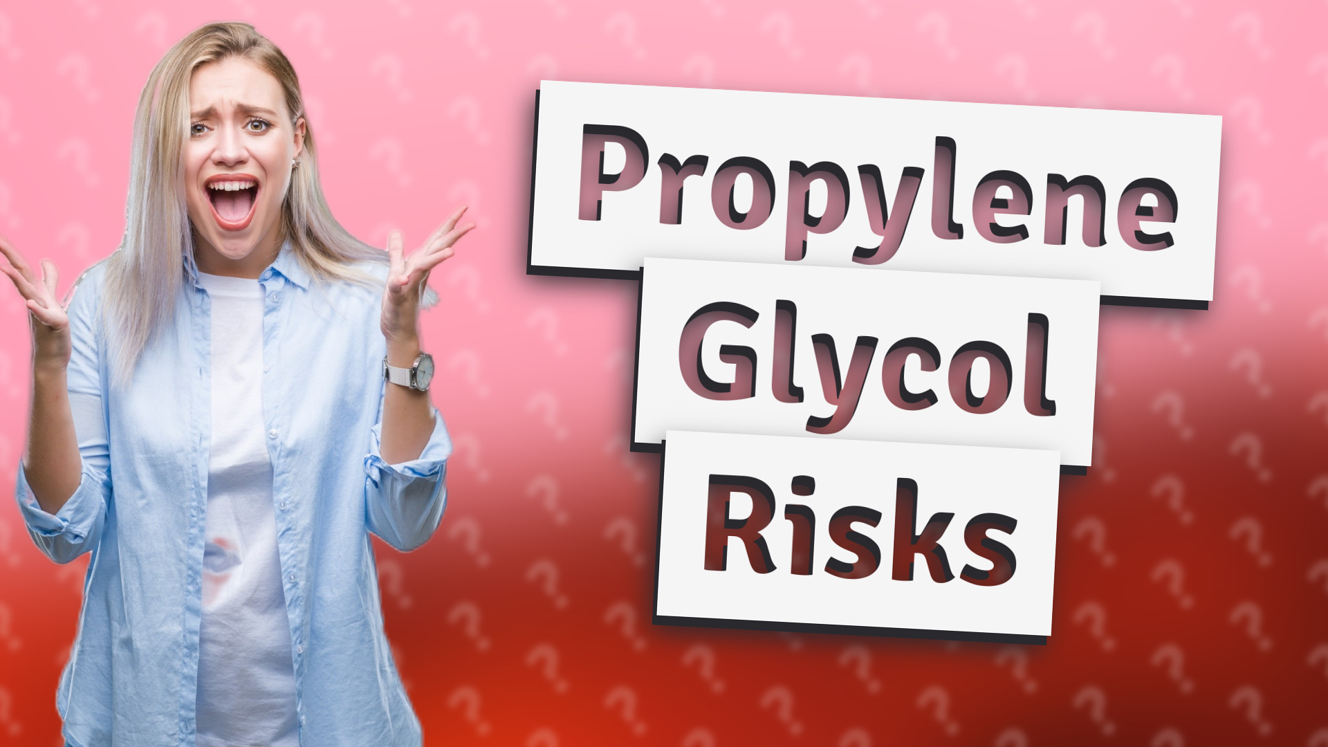 Propylene Glycol Risks