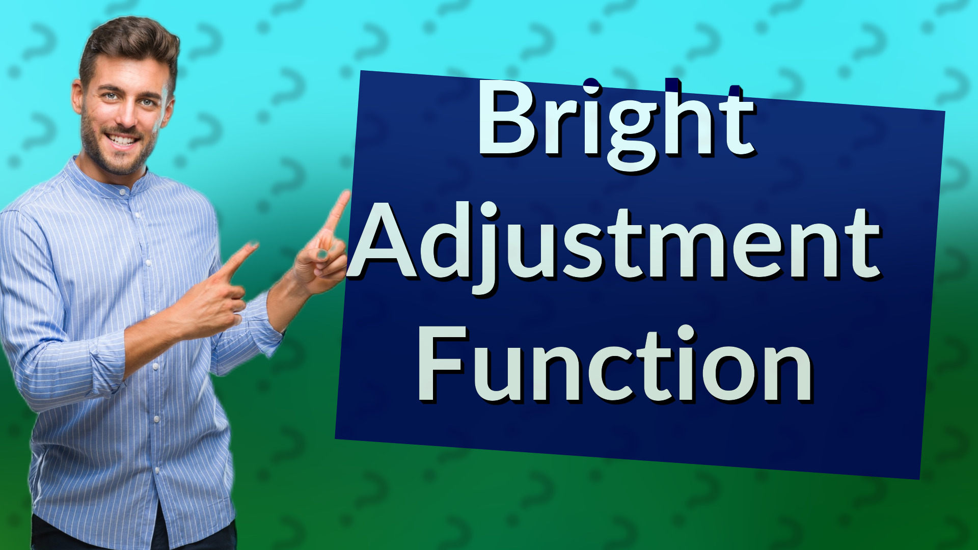 Bright Adjustment Function