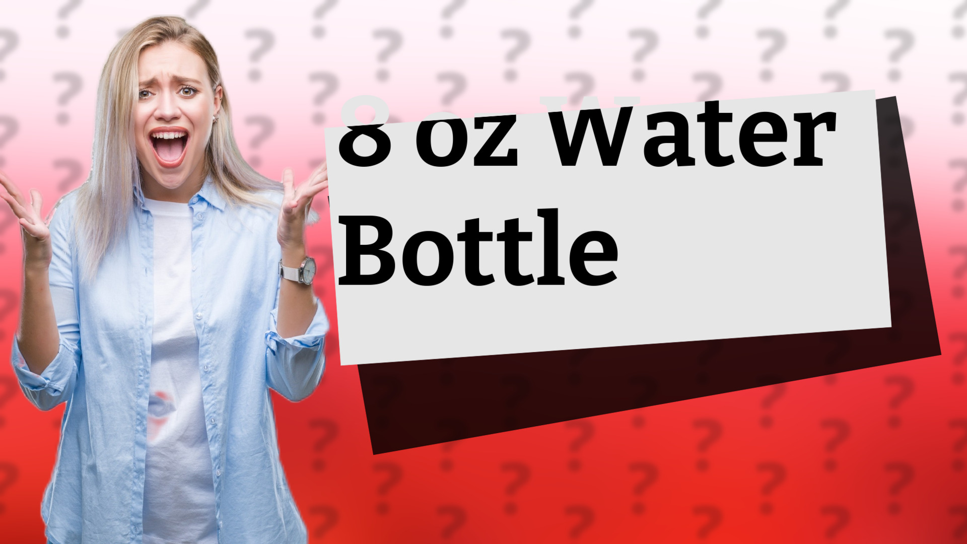 8 oz Water Bottle