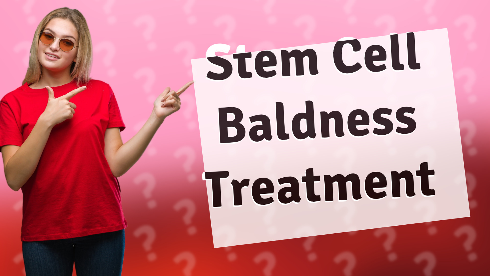 Stem Cell Baldness Treatment