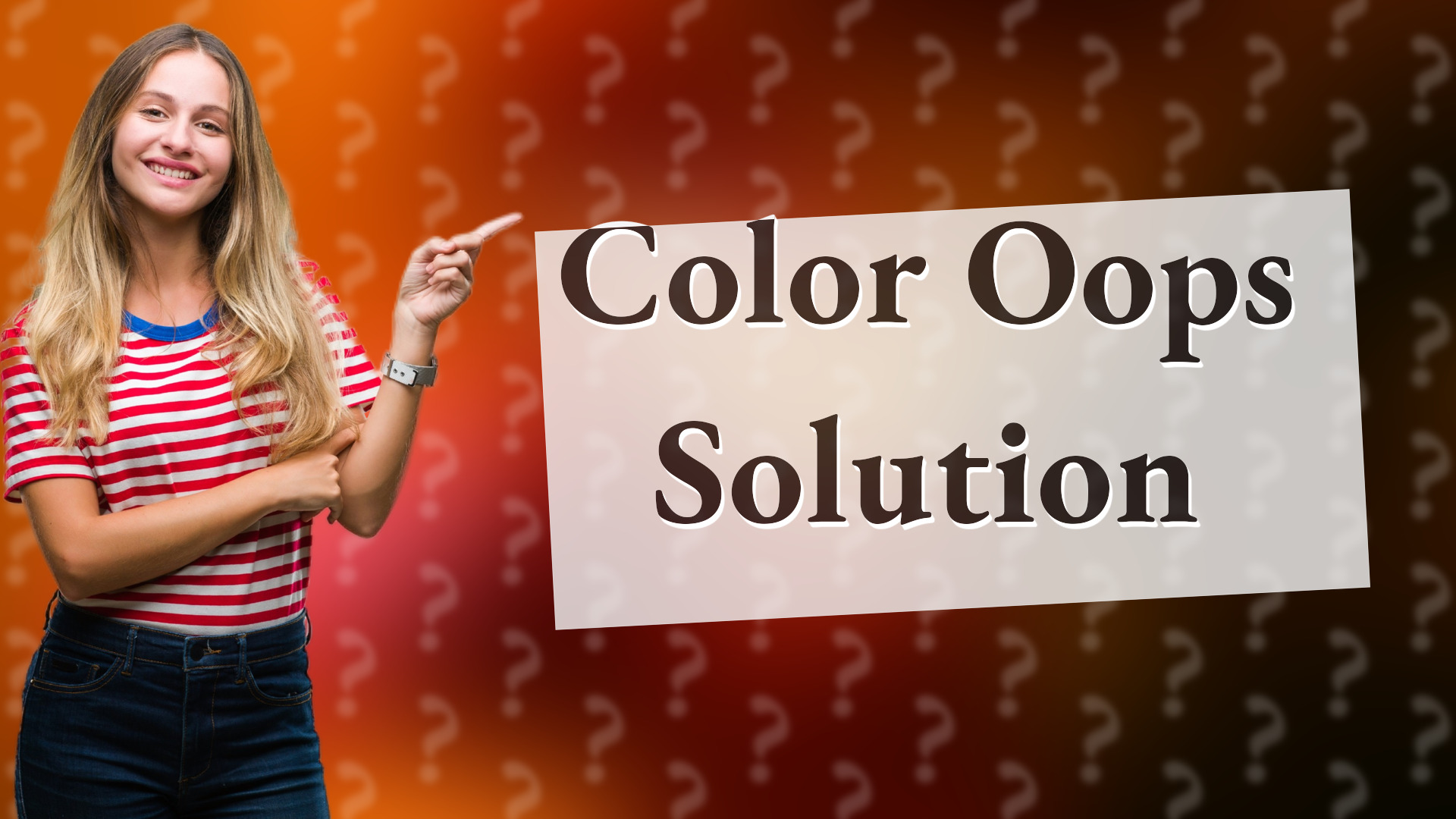 Color Oops Solution