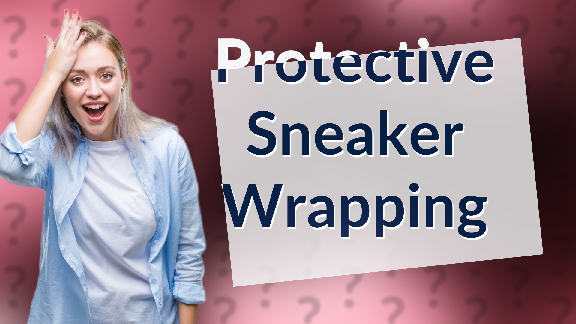Protective Sneaker Wrapping
