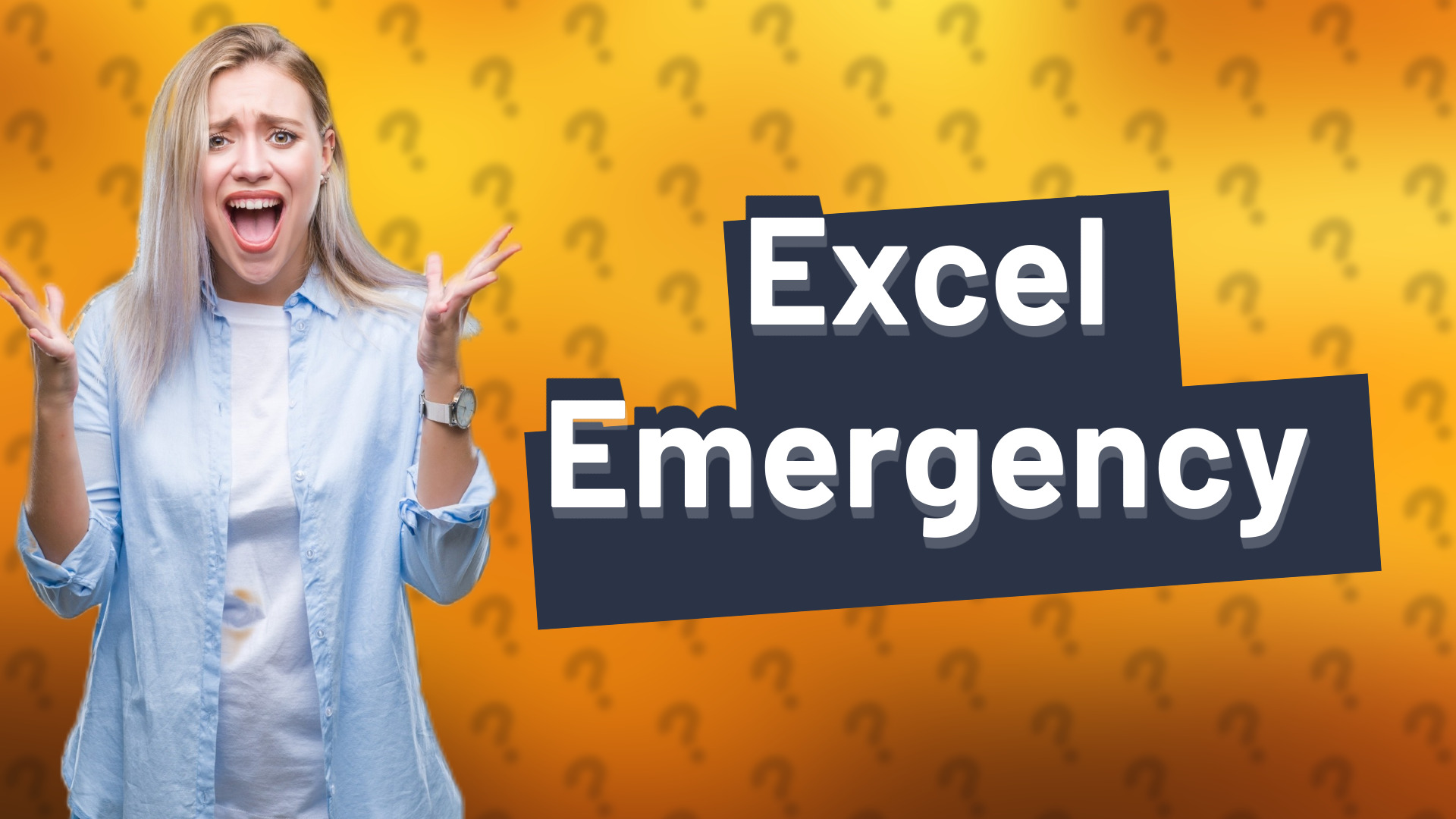 Excel Emergency