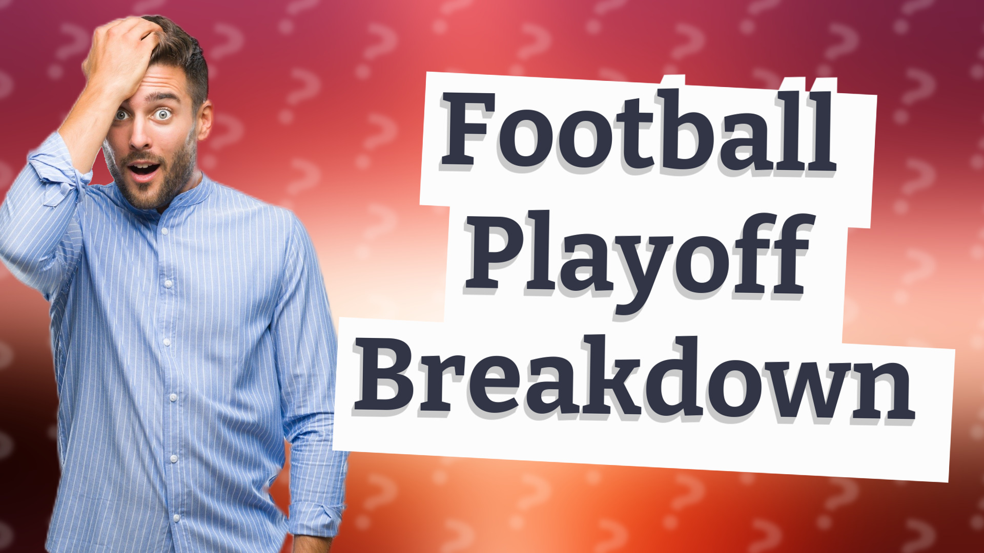 Football Playoff Breakdown