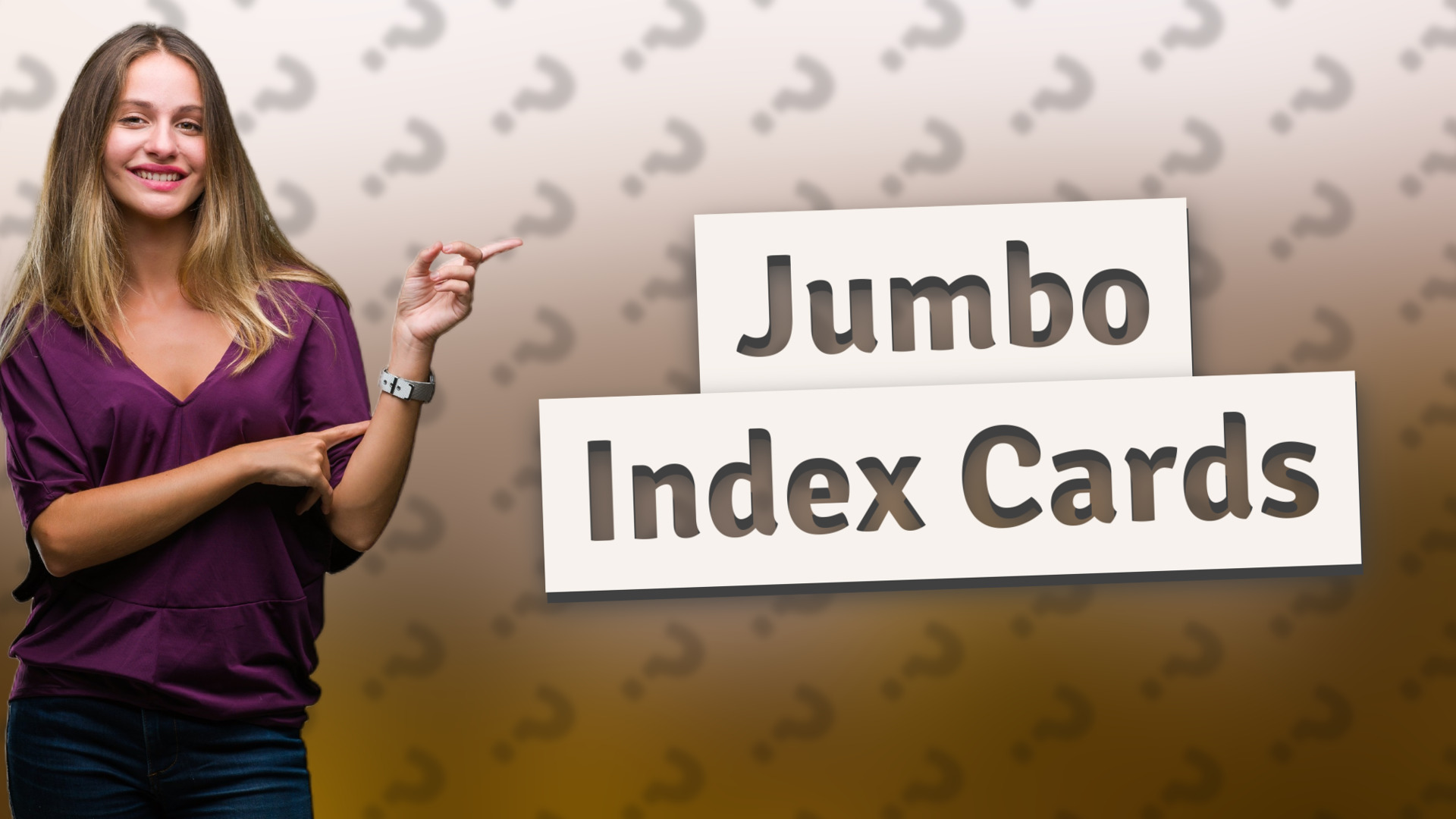 Jumbo Index Cards