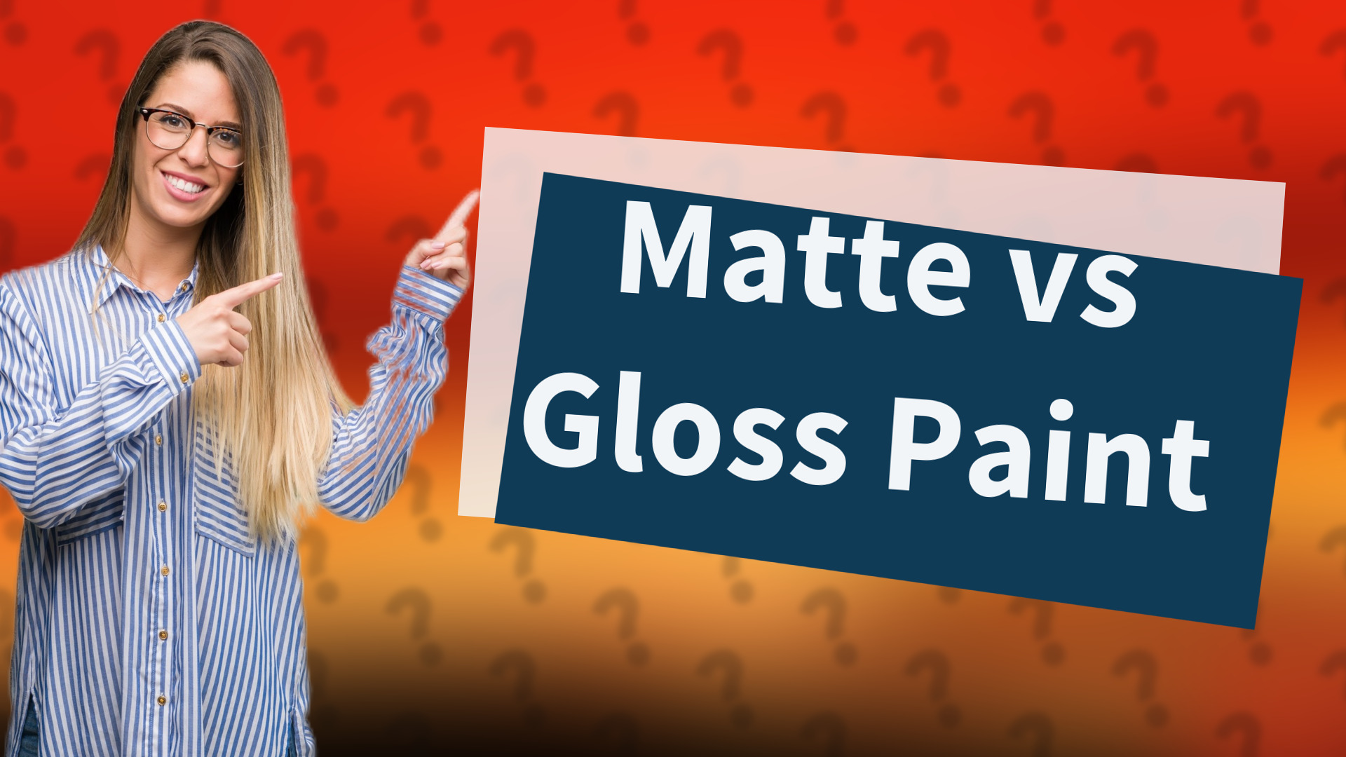 Matte vs Gloss Paint
