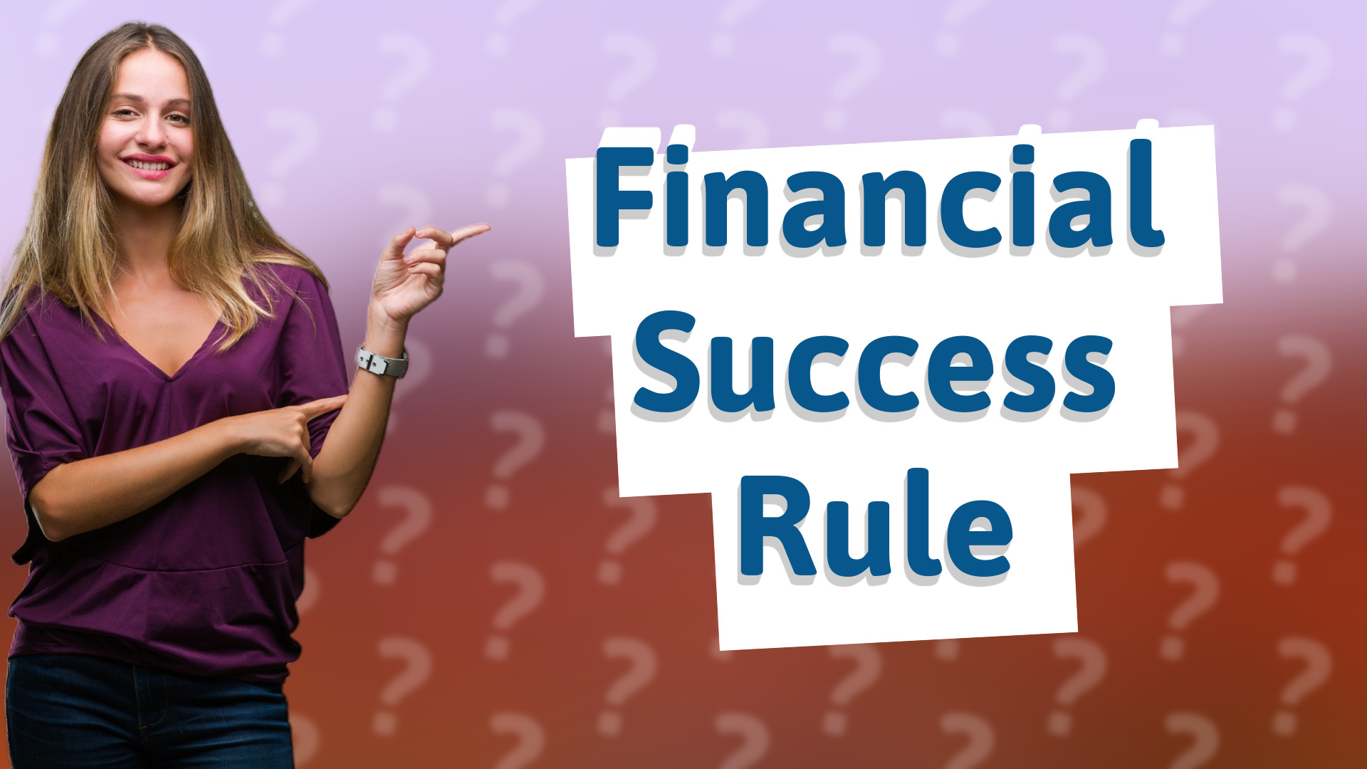 Financial Success Rule