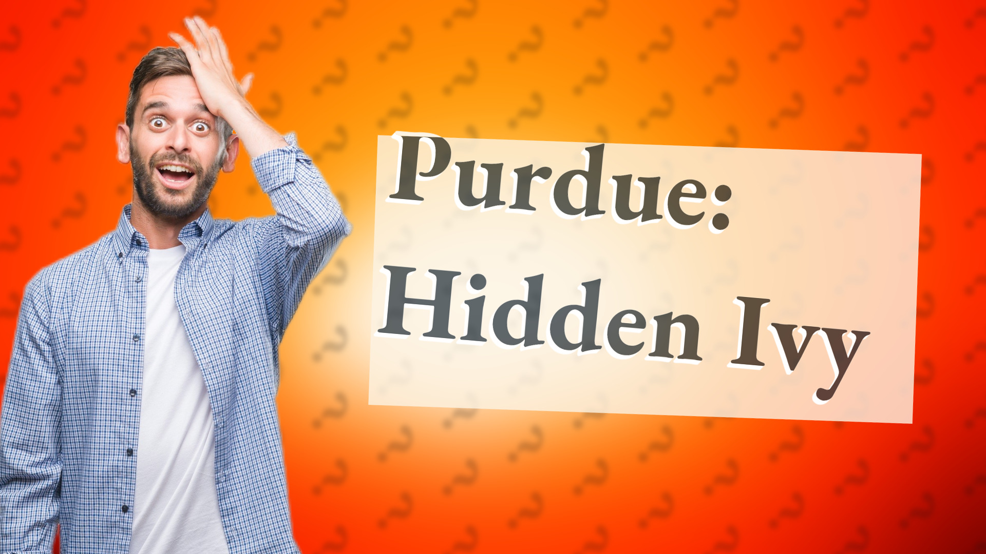 Purdue: Hidden Ivy