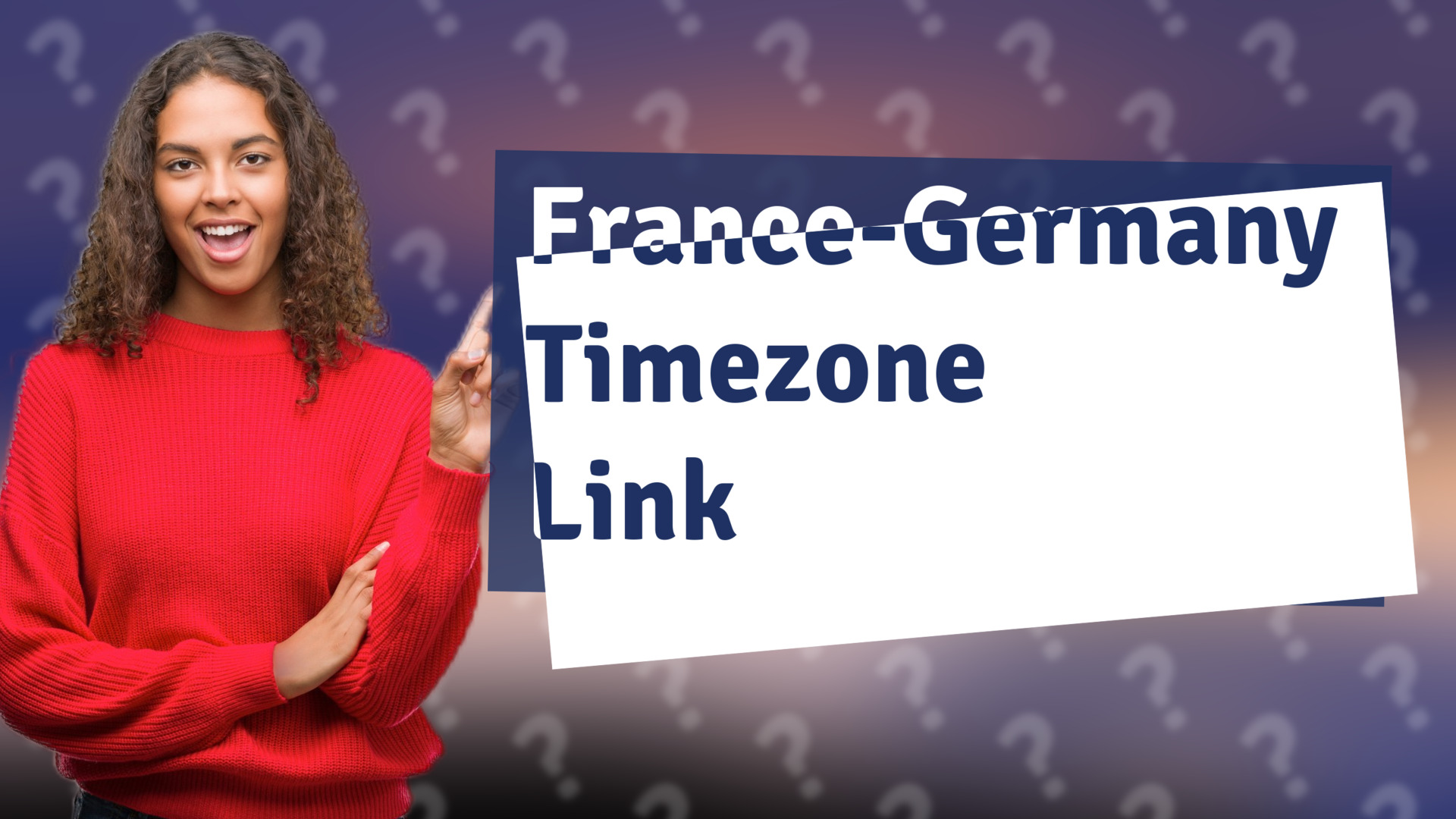 France-Germany Timezone Link