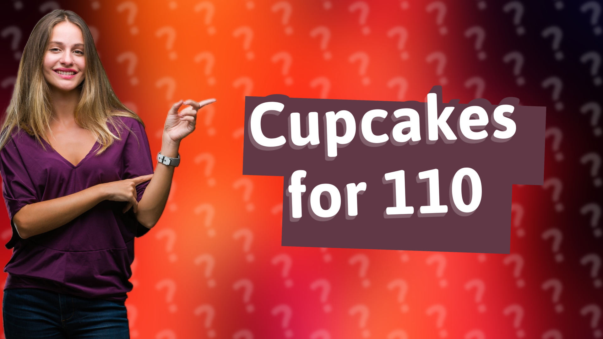 Cupcakes for 110