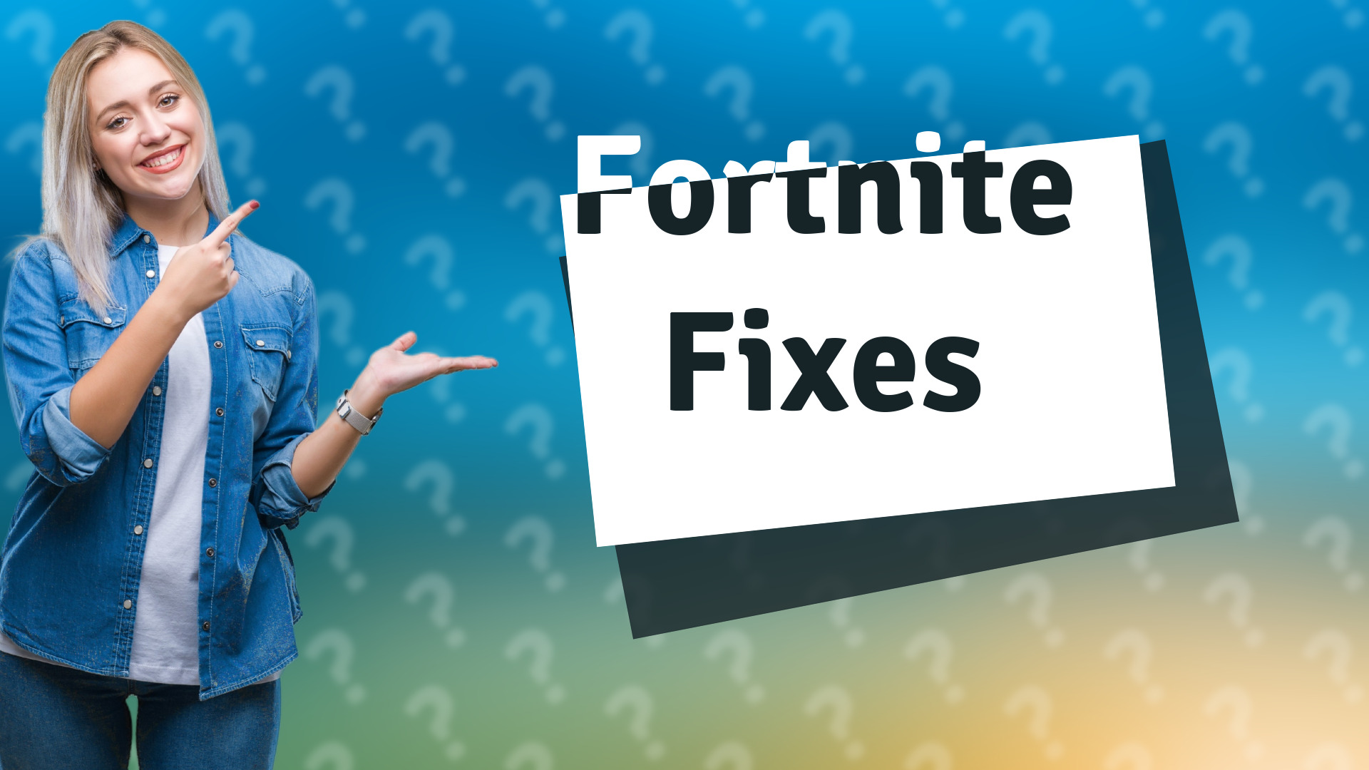 Fortnite Fixes