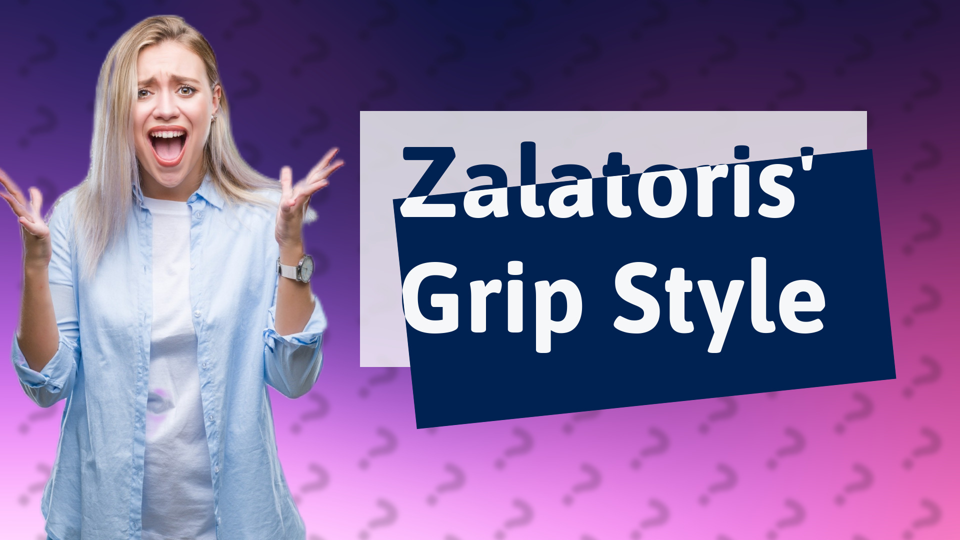 Zalatoris' Grip Style