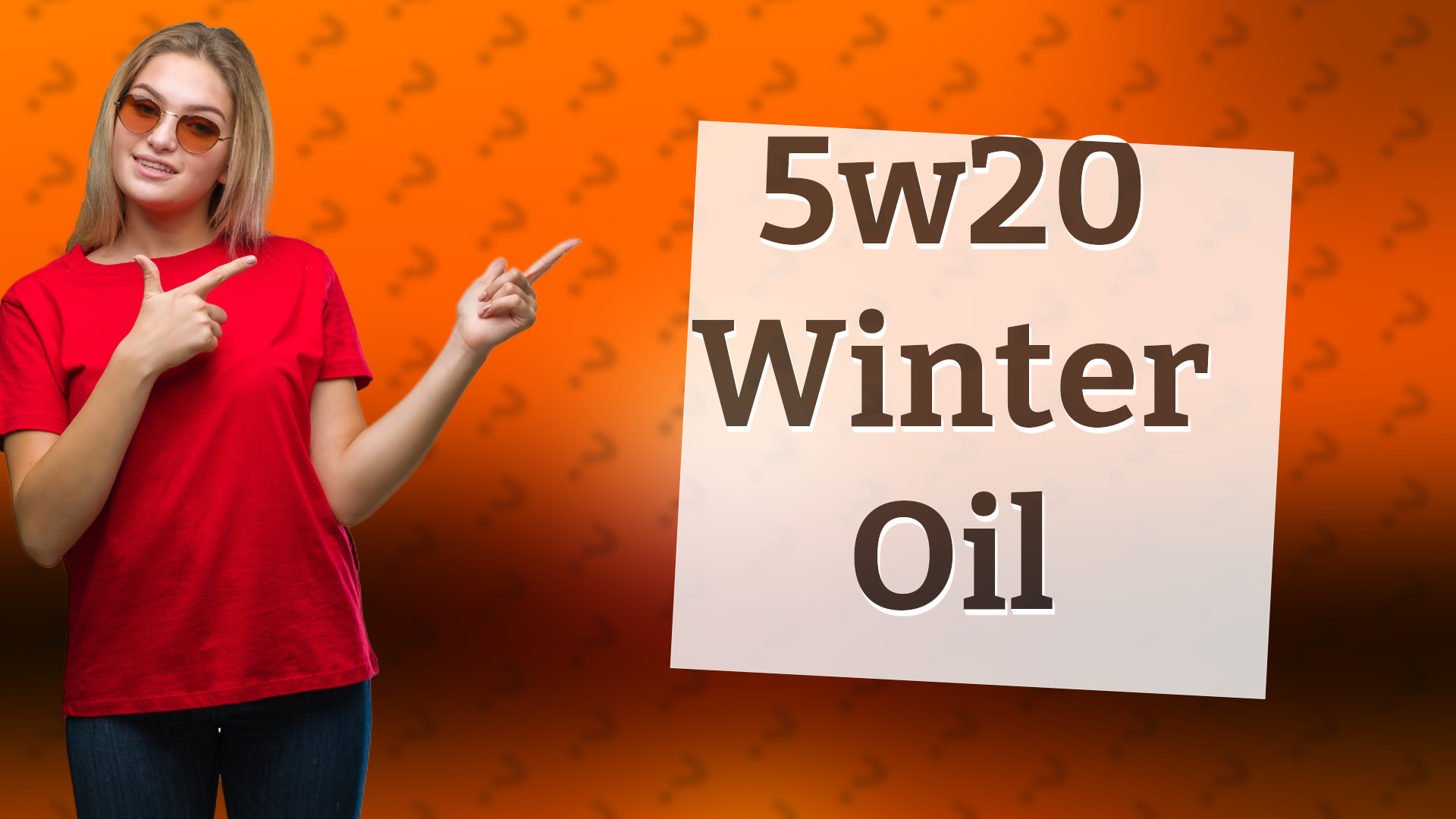 5w20 Winter Oil