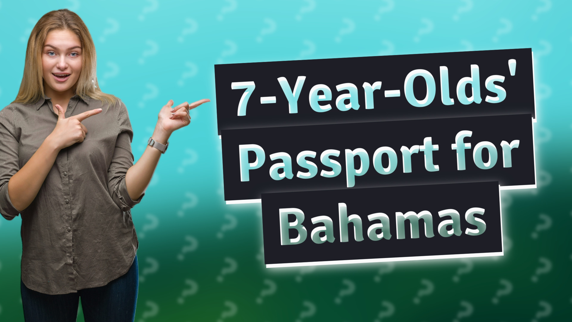 7-Year-Olds' Passport for Bahamas