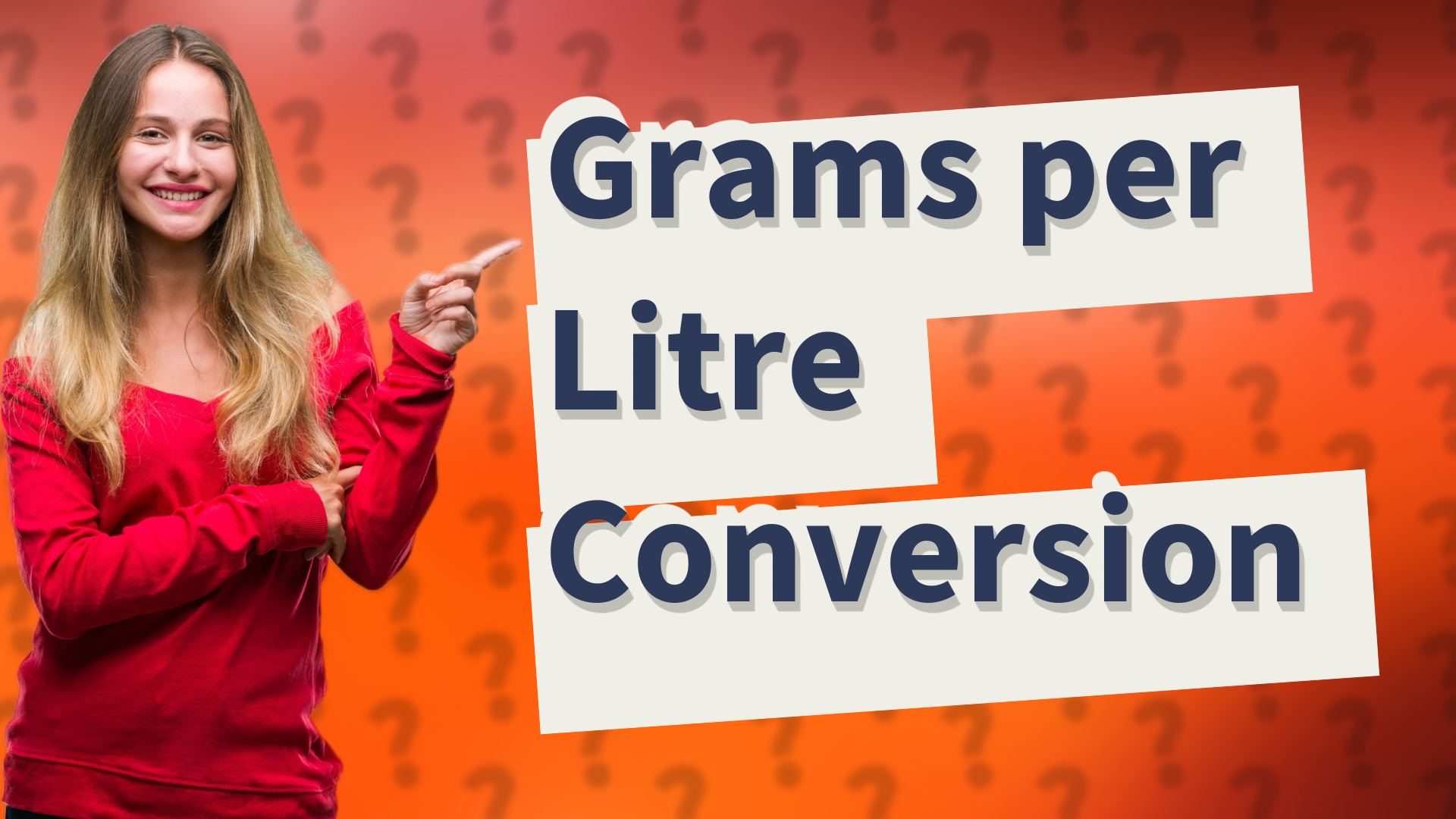 Grams per Litre Conversion