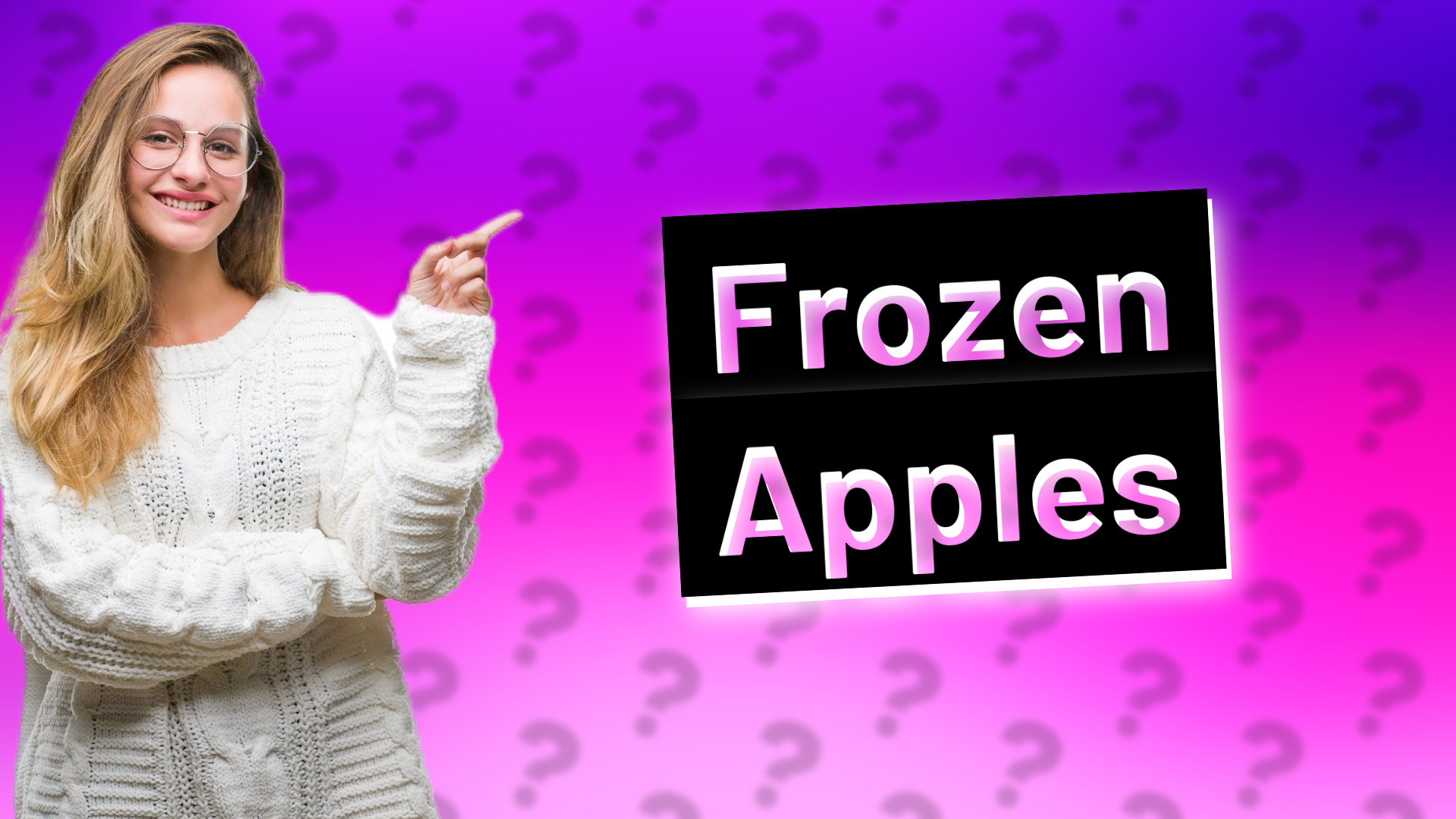 Frozen Apples