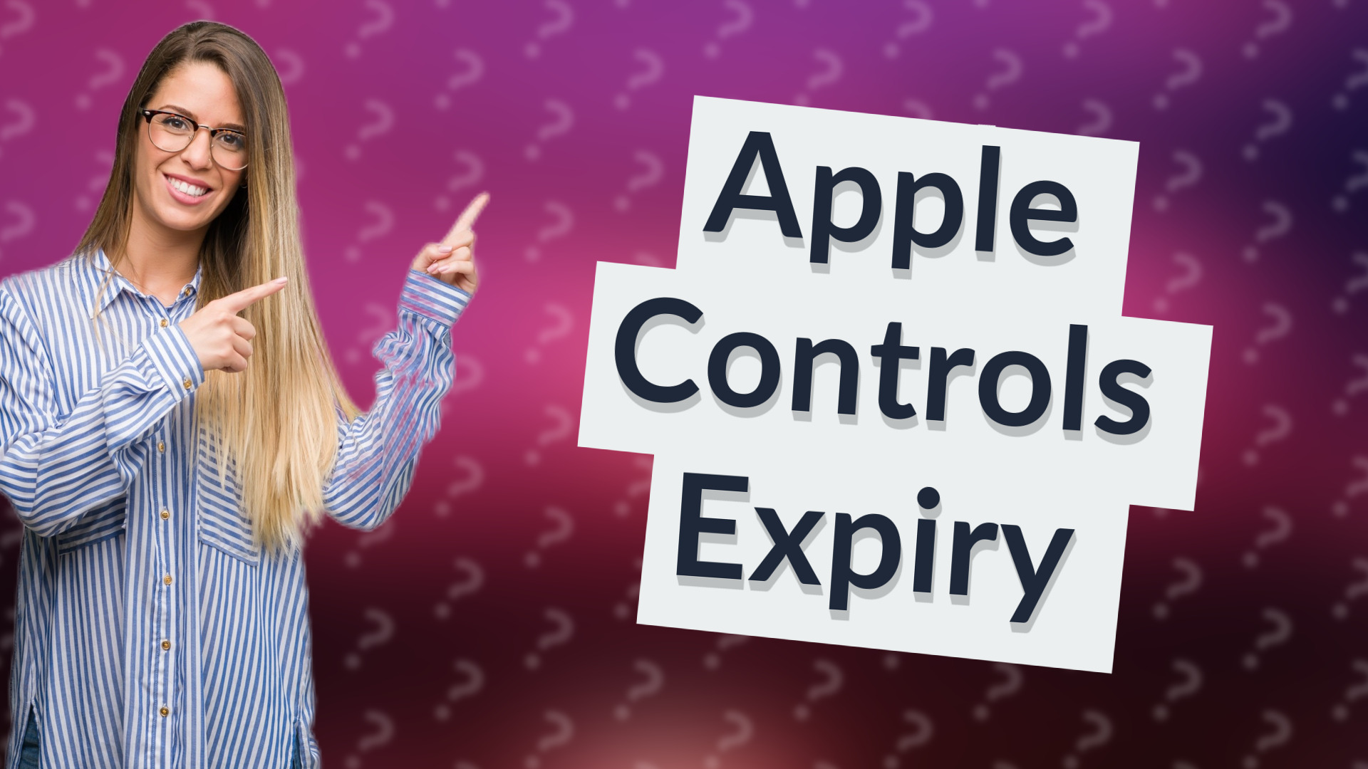 Apple Controls Expiry