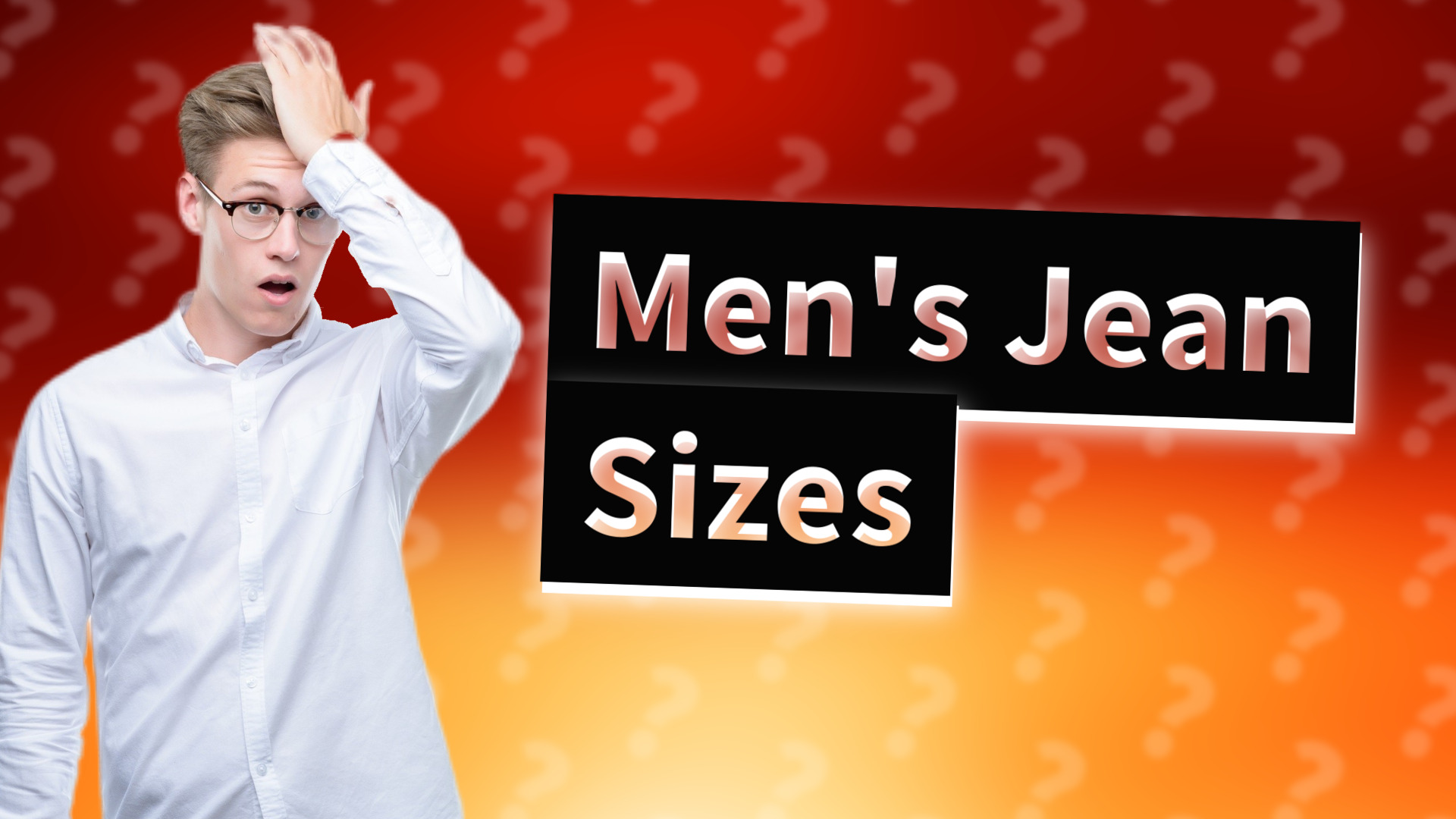 Men's Jean Sizes