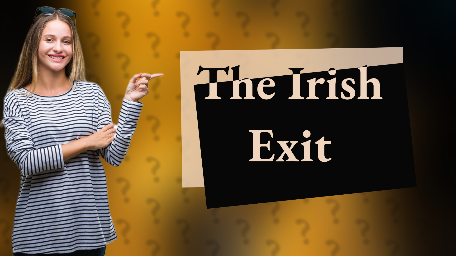 The Irish Exit