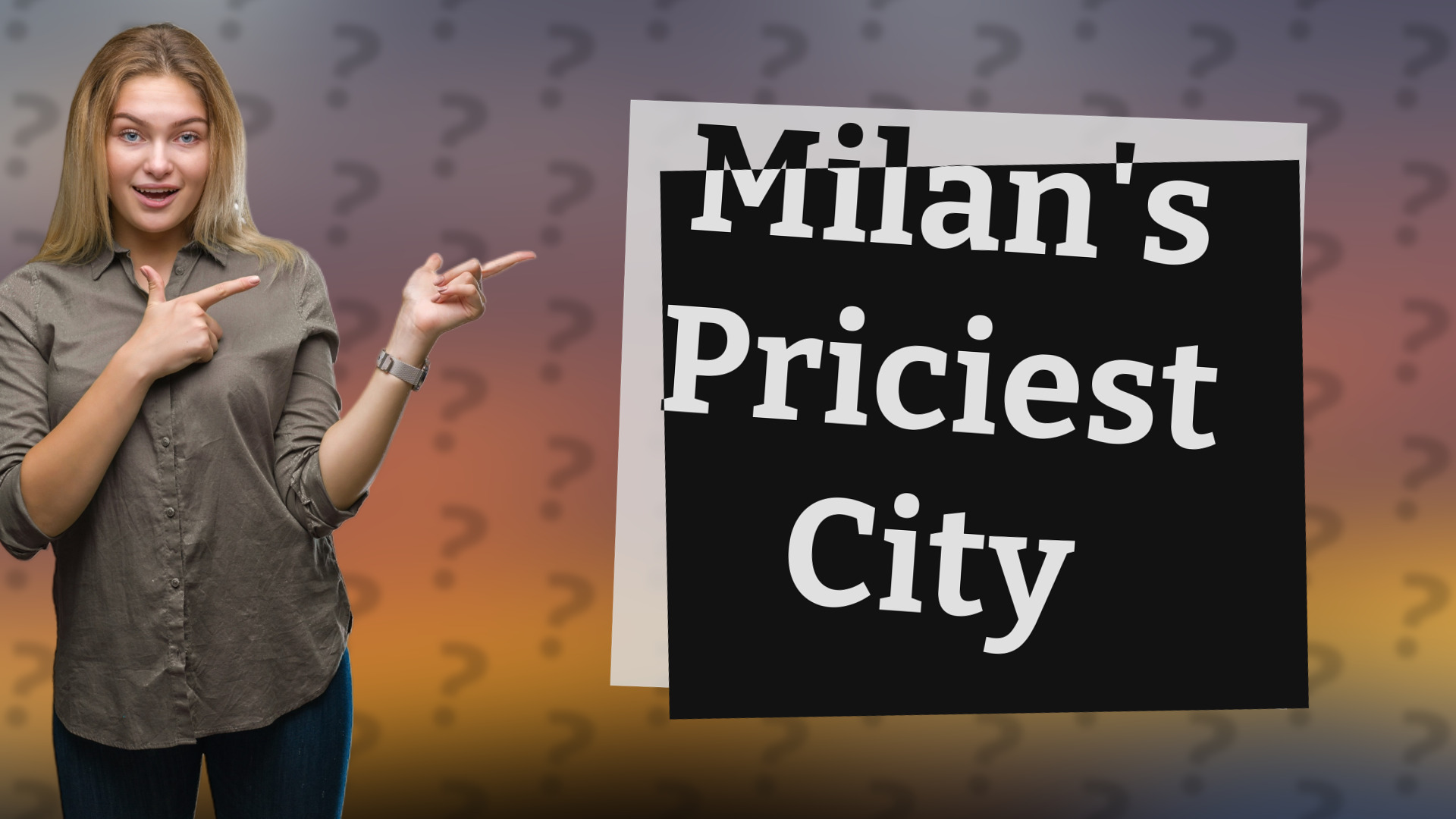 Milan's Priciest City