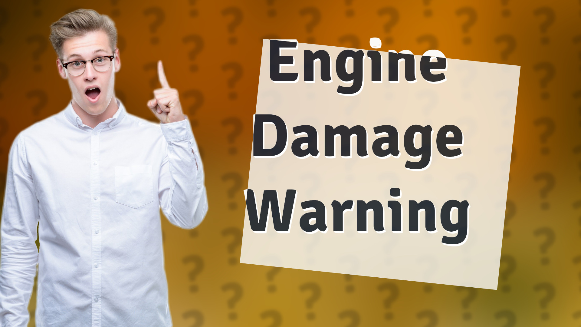 Engine Damage Warning
