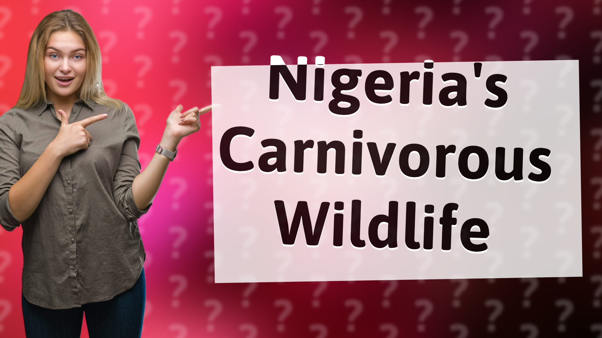 Nigeria's Carnivorous Wildlife
