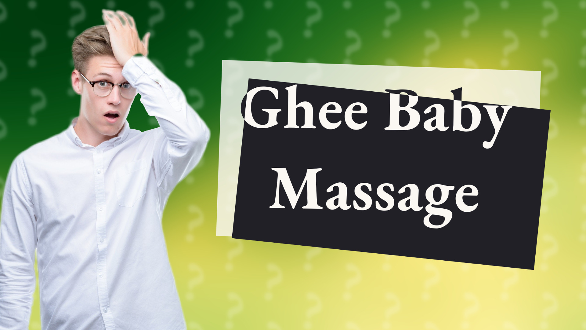Ghee Baby Massage