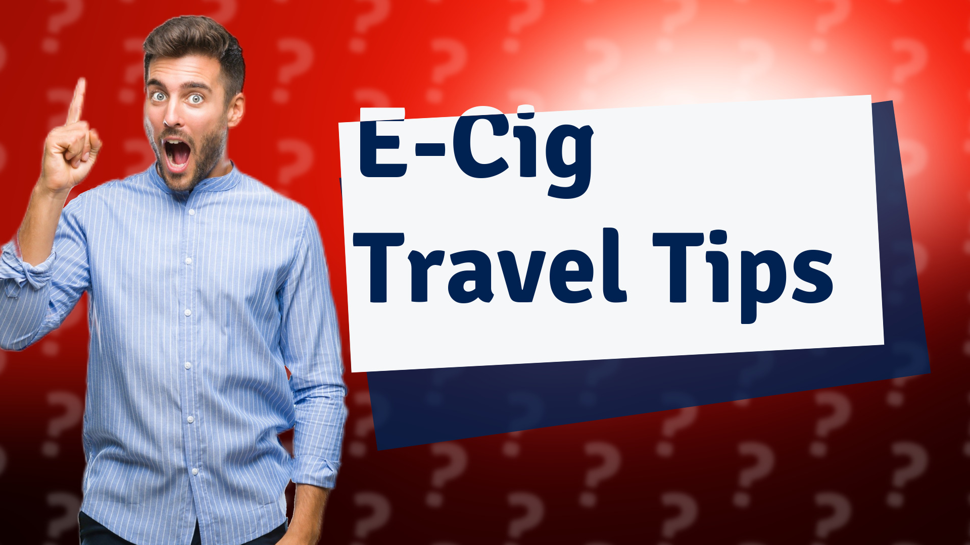 E-Cig Travel Tips