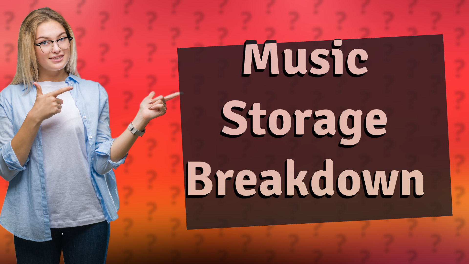 Music Storage Breakdown