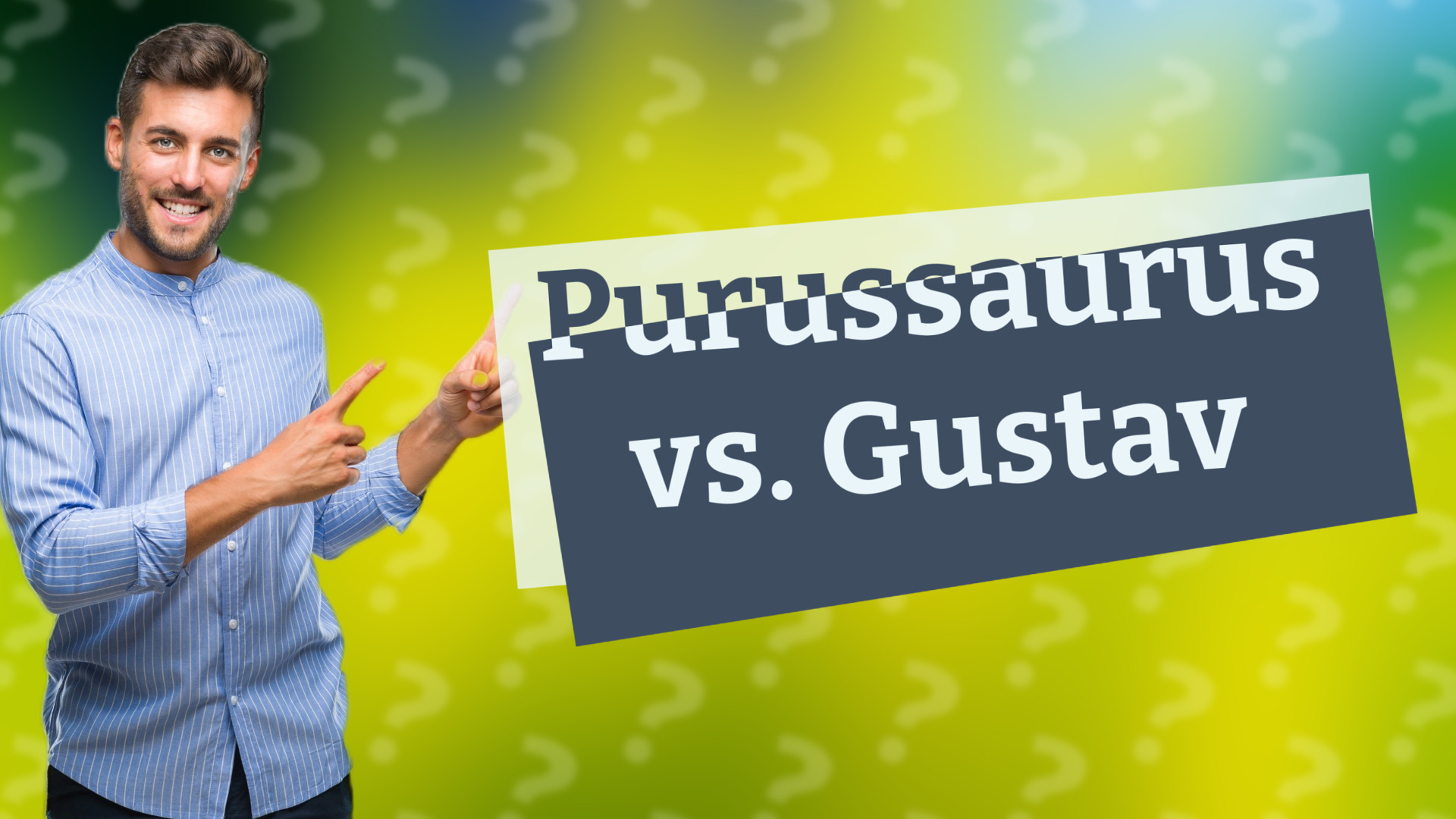 Purussaurus vs. Gustav